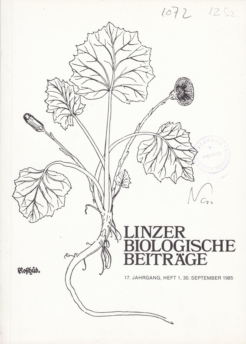 Linzer Biologische Beiträge 1985/17. évf. 1. füzet (Rippl-Rónai Múzeum CC BY-NC-ND)