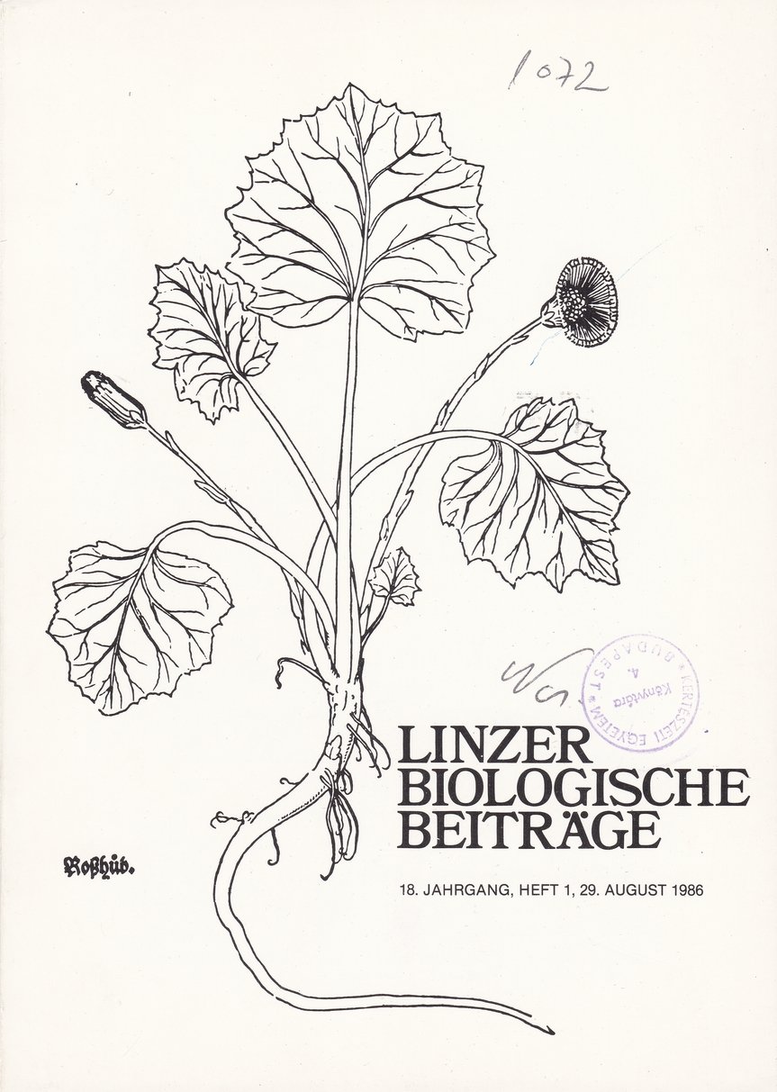 Linzer Biologische Beiträge 1985/17. évf. 2. füzet (Rippl-Rónai Múzeum CC BY-NC-ND)