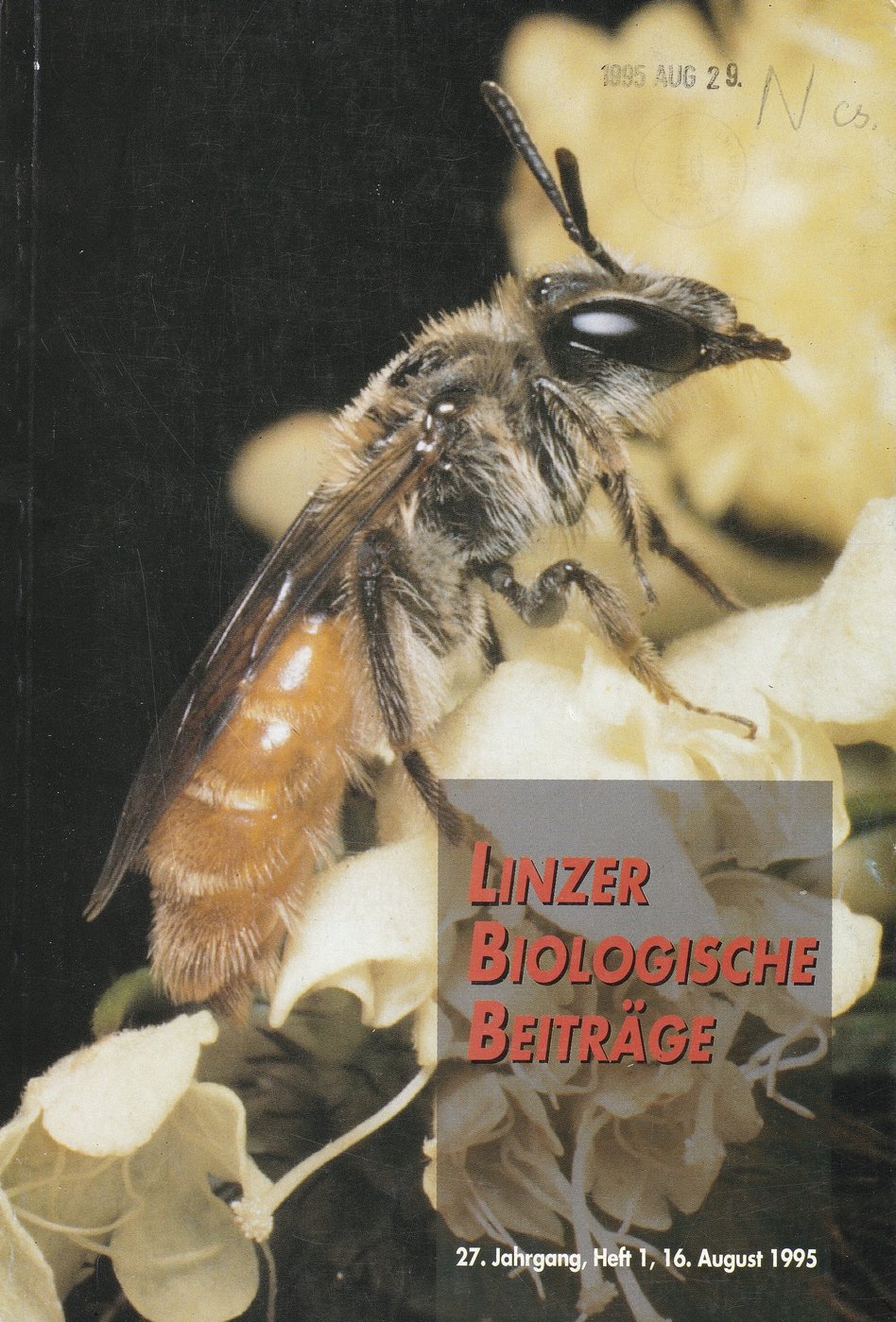 Linzer Biologische Beiträge 1995/27. évf. 1. füzet (Rippl-Rónai Múzeum CC BY-NC-ND)