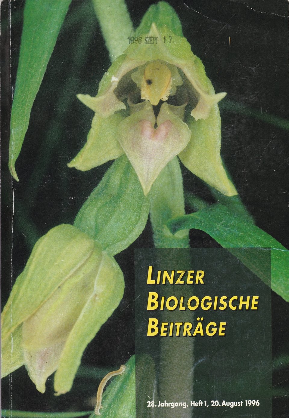 Linzer Biologische Beiträge 1996/28. évf. 1. füzet (Rippl-Rónai Múzeum CC BY-NC-ND)
