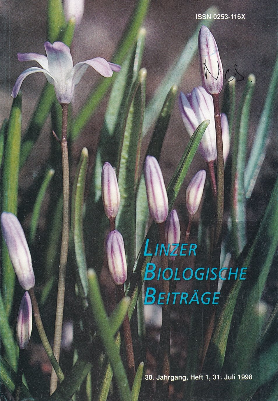 Linzer Biologische Beiträge 1998/30. évf. 1. füzet (Rippl-Rónai Múzeum CC BY-NC-ND)