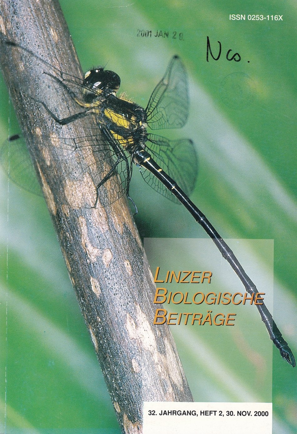 Linzer Biologische Beiträge 2000/32. évf. 2. füzet (Rippl-Rónai Múzeum CC BY-NC-ND)