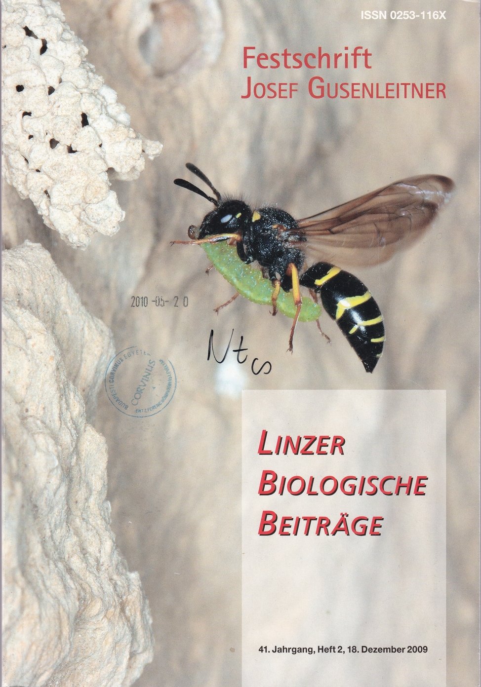 Linzer Biologische Beiträge 2009/41. évf. 2. füzet (Rippl-Rónai Múzeum CC BY-NC-ND)