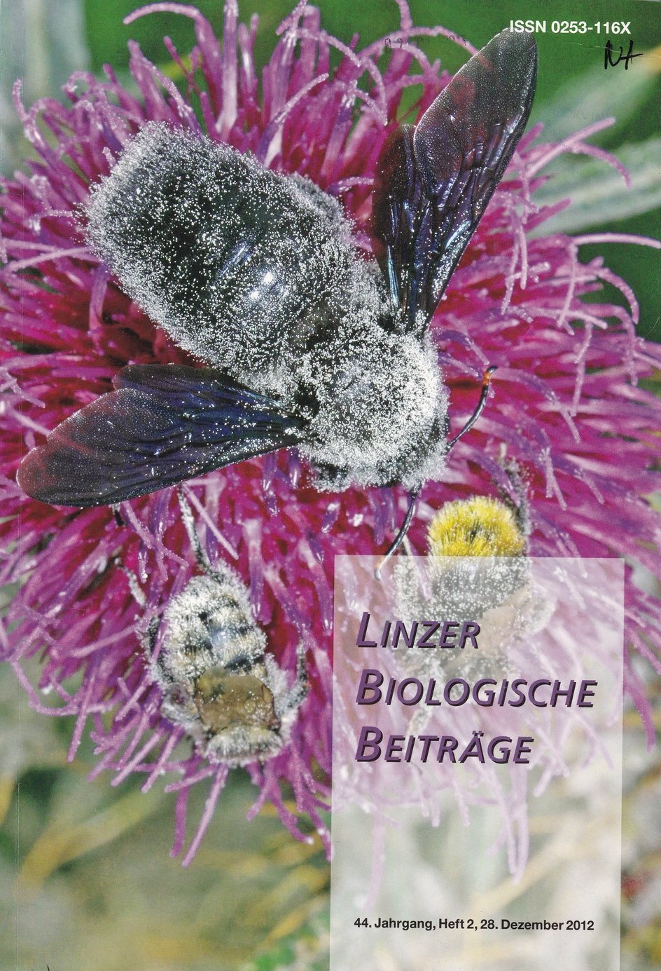 Linzer Biologische Beiträge 2012/44. évf. 2. füzet (Rippl-Rónai Múzeum CC BY-NC-ND)