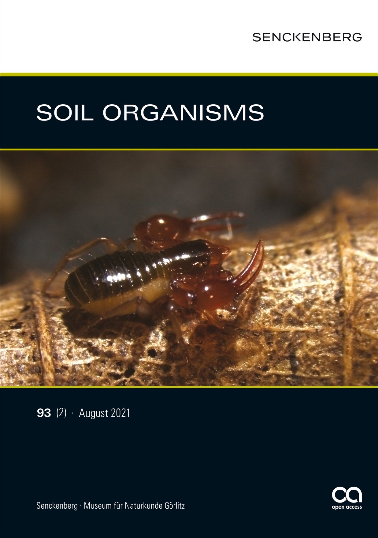 Soil Organisms 2021/93. évf. 2. sz. (Rippl-Rónai Múzeum CC BY-NC-ND)