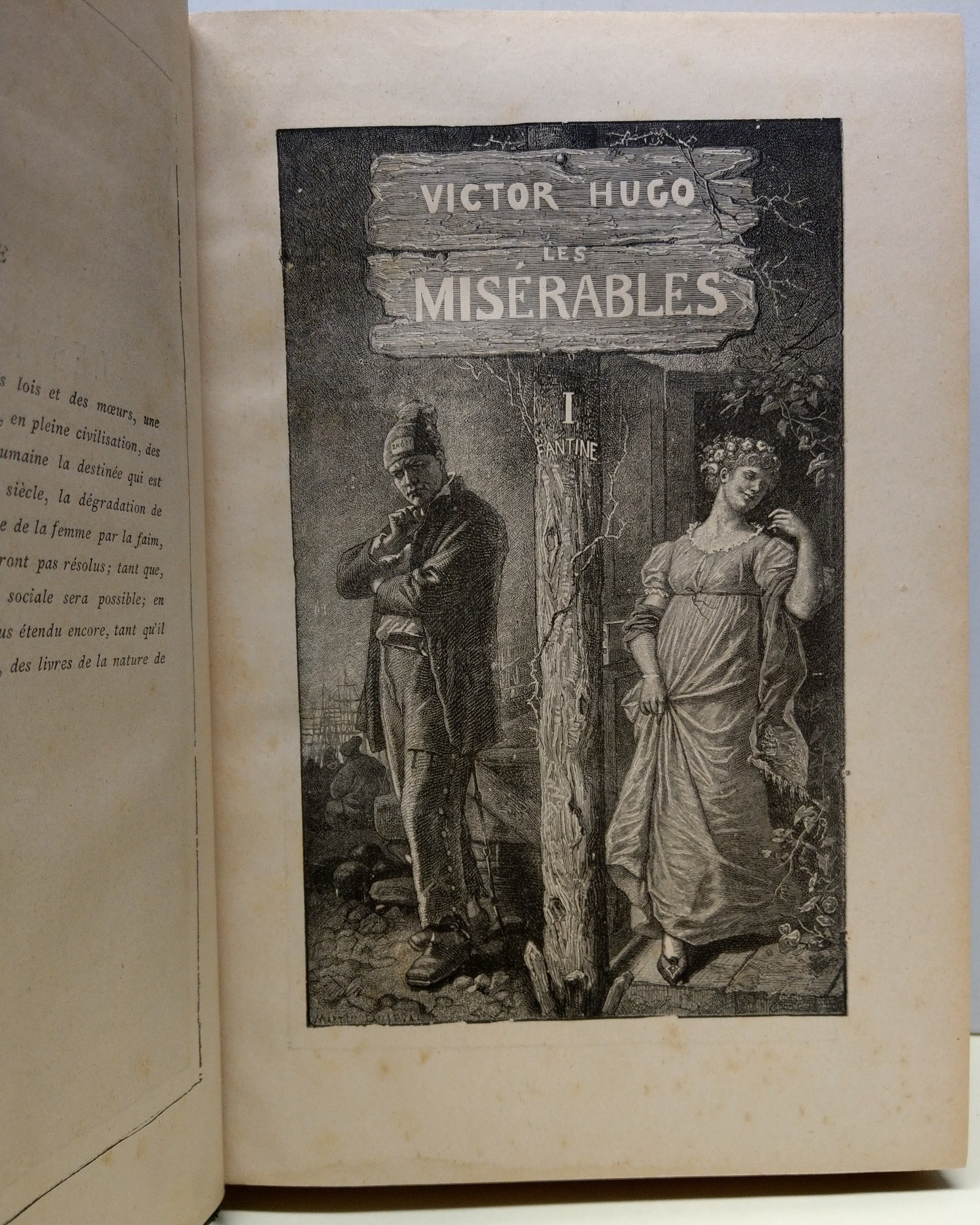 Victor Hugo: Ouvres complètes. 8.- Les Mirables. I Fantine. (Rippl-Rónai Múzeum CC BY-NC-ND)