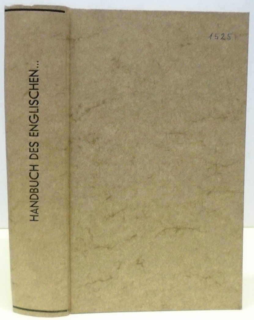 H. Nolte; L. Ideler: Handbuch der englischen Sprache und Literatur. Prosaischer Theil (Rippl-Rónai Múzeum CC BY-NC-ND)