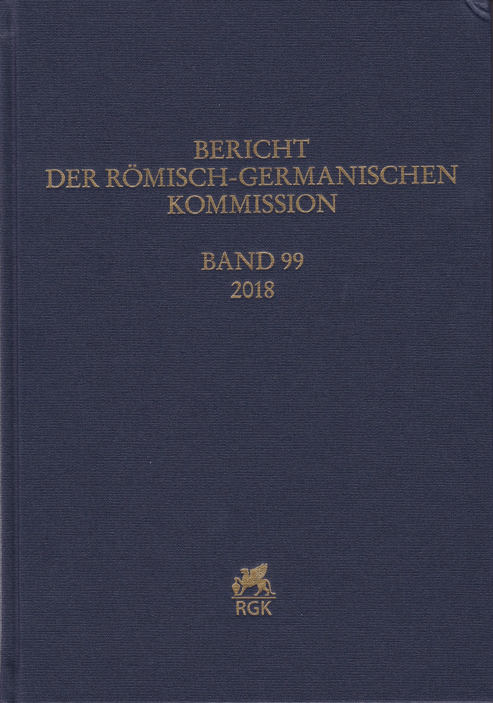 Bericht der Römisch-Germanischen Kommission 2018/99. kötet (Rippl-Rónai Múzeum CC BY-NC-ND)