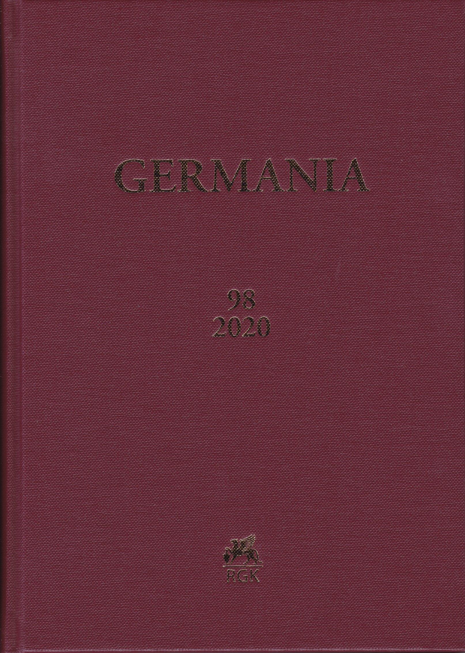 Germania 2020/98. évf. 1-2. kötet (Rippl-Rónai Múzeum CC BY-NC-ND)