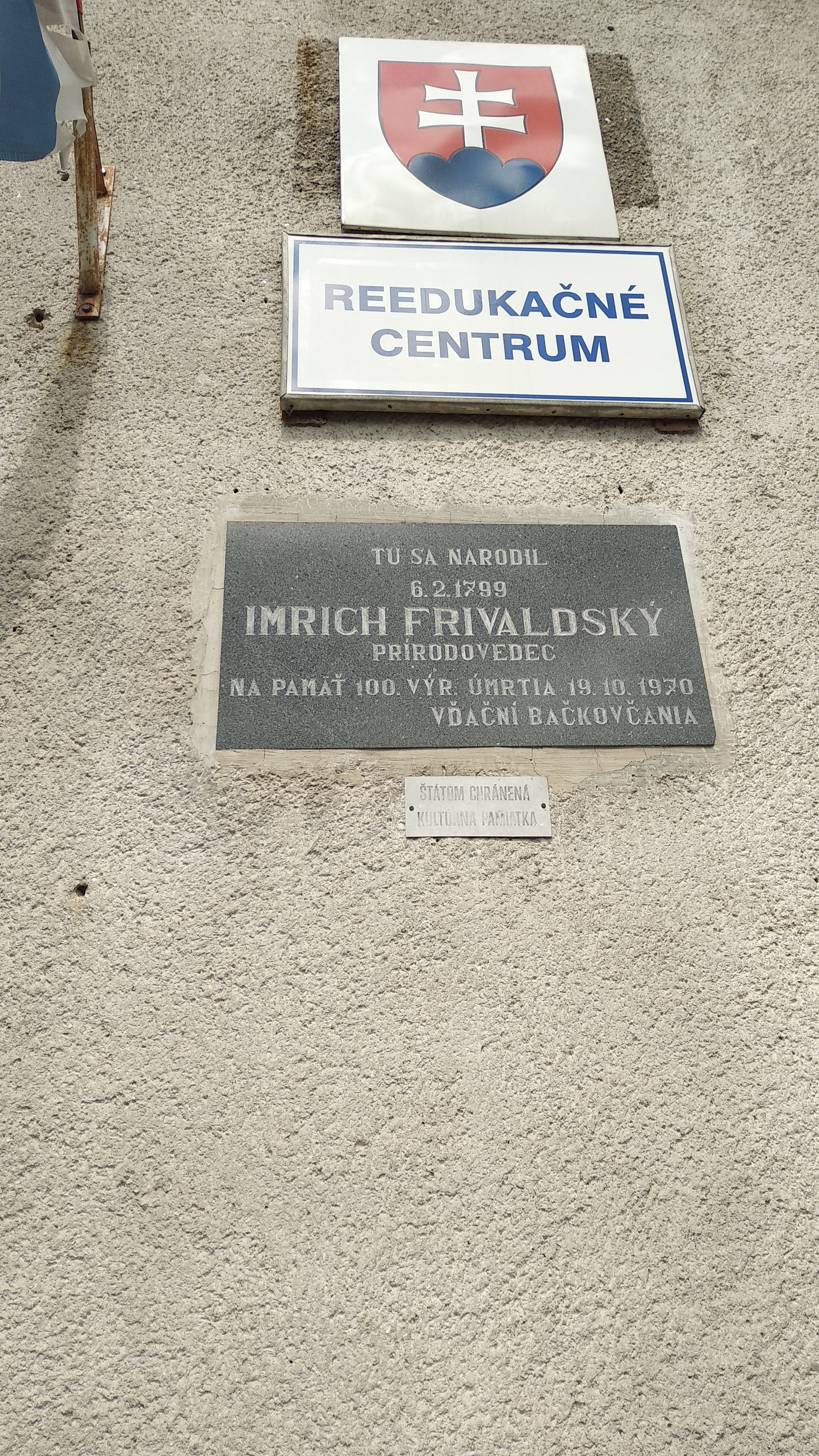 Frivaldszky Imre szülőháza, emléktábla (Rippl-Rónai Múzeum CC BY-NC-ND)