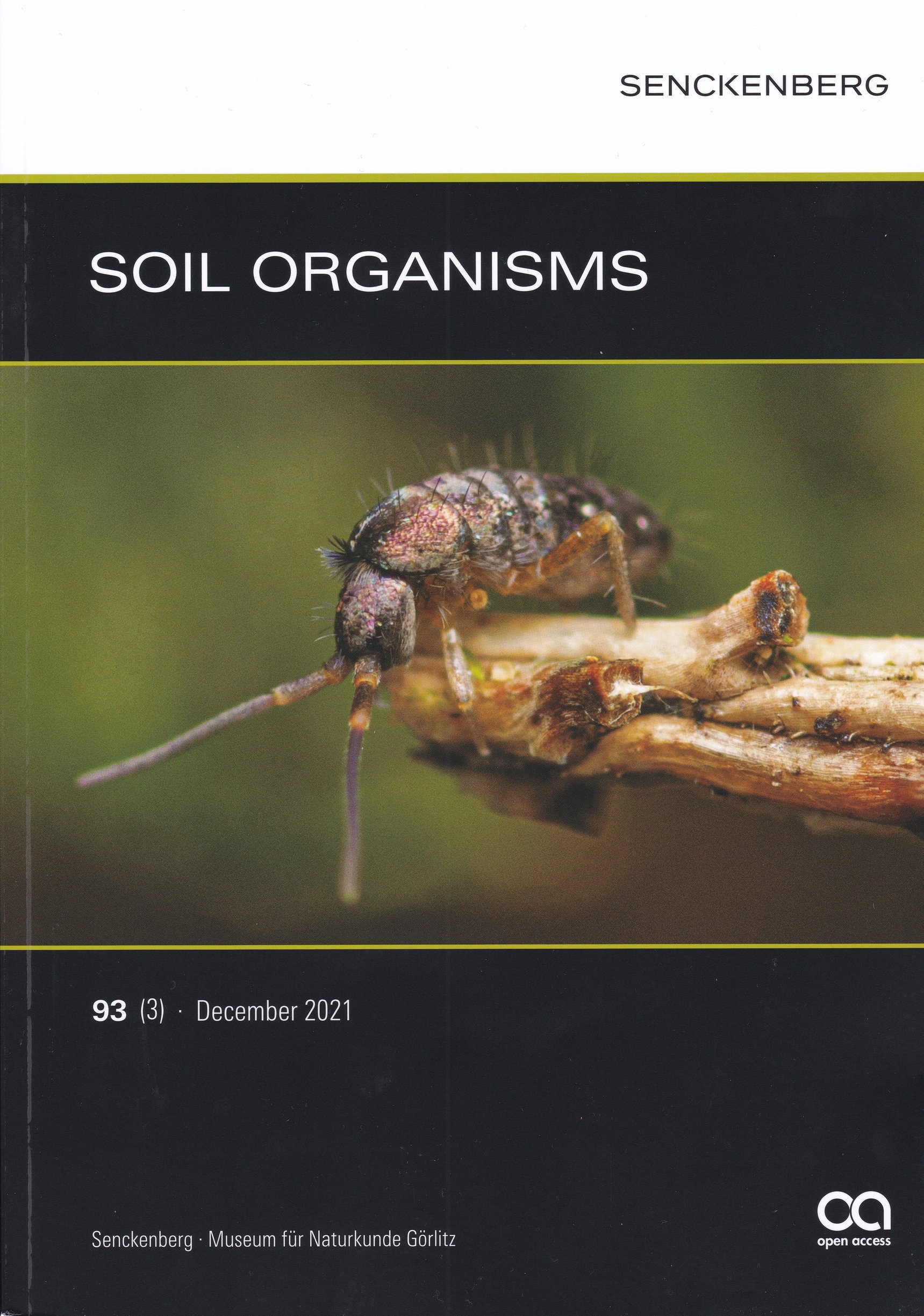 Soil Organisms 2021/93. évf. 3. sz. (Rippl-Rónai Múzeum CC BY-NC-ND)