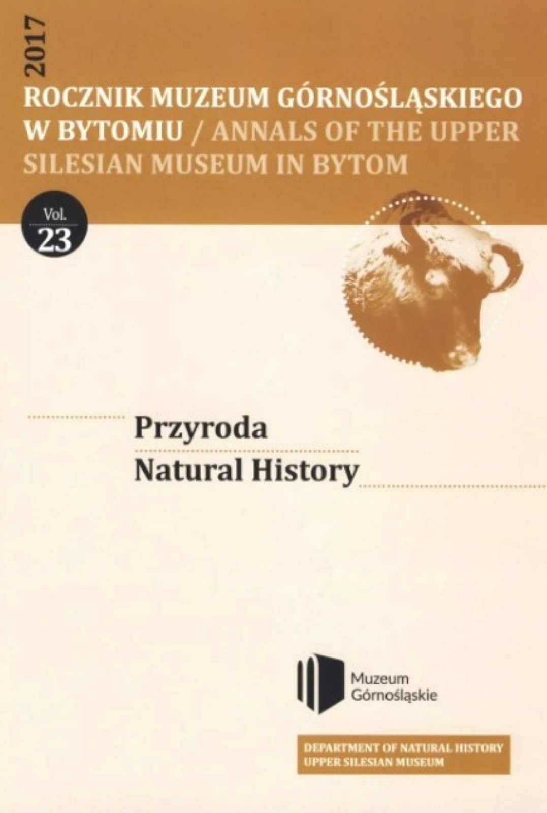 Rocznik Muzeum Górnośląskiego w Bytomiu - Przyroda 2017/23. évf. (Rippl-Rónai Múzeum CC BY-NC-ND)