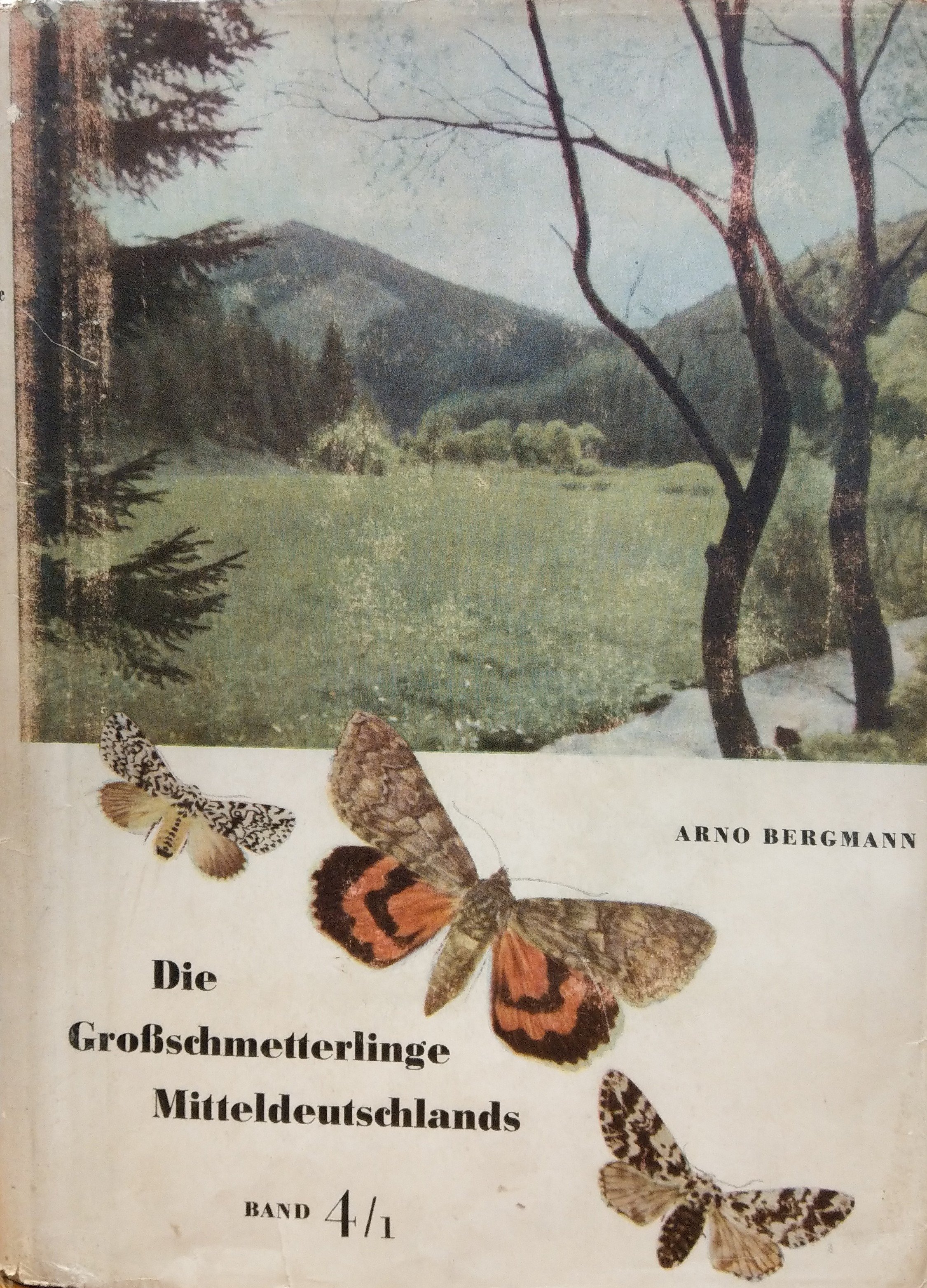 Arno Bergmann: Die Großschmetterlinge Mitteldeutschlands. Band 4/1. Eulen Verbreitung, Formen und Lebensgemeinschaften (Rippl-Rónai Múzeum CC BY-NC-ND)