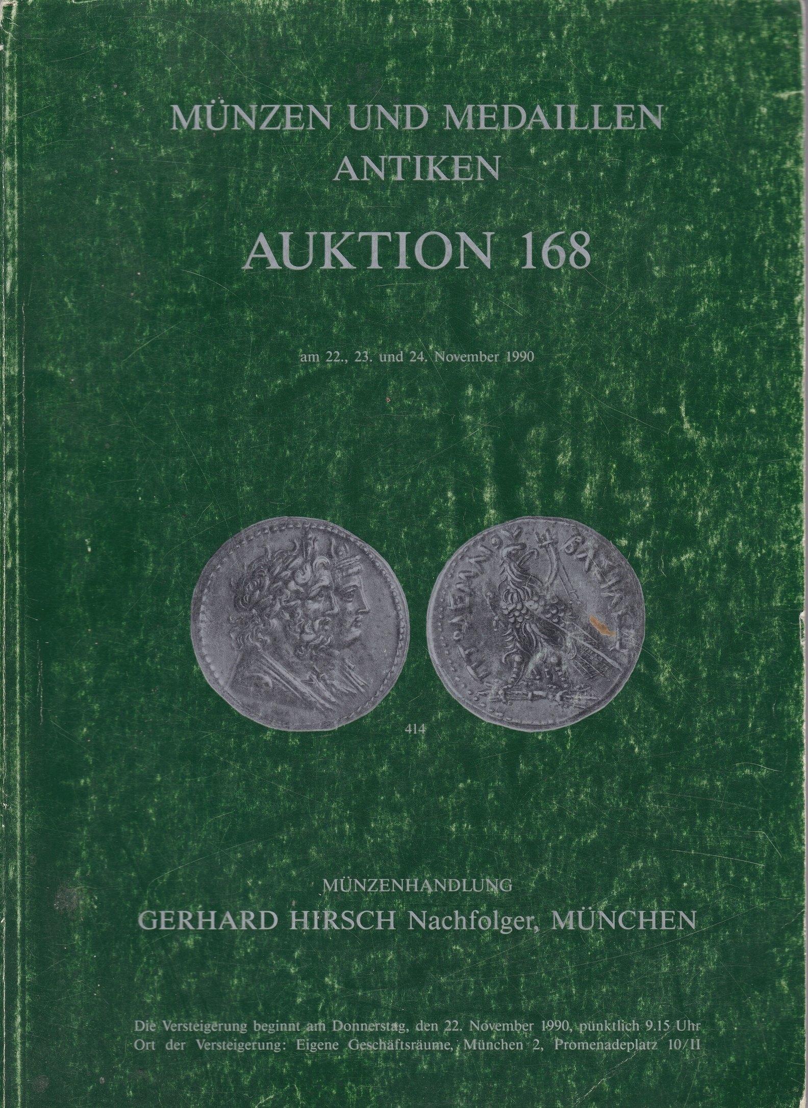 Münzen und Medaillen Antiken Auktion 168 (Rippl-Rónai Múzeum CC BY-NC-ND)