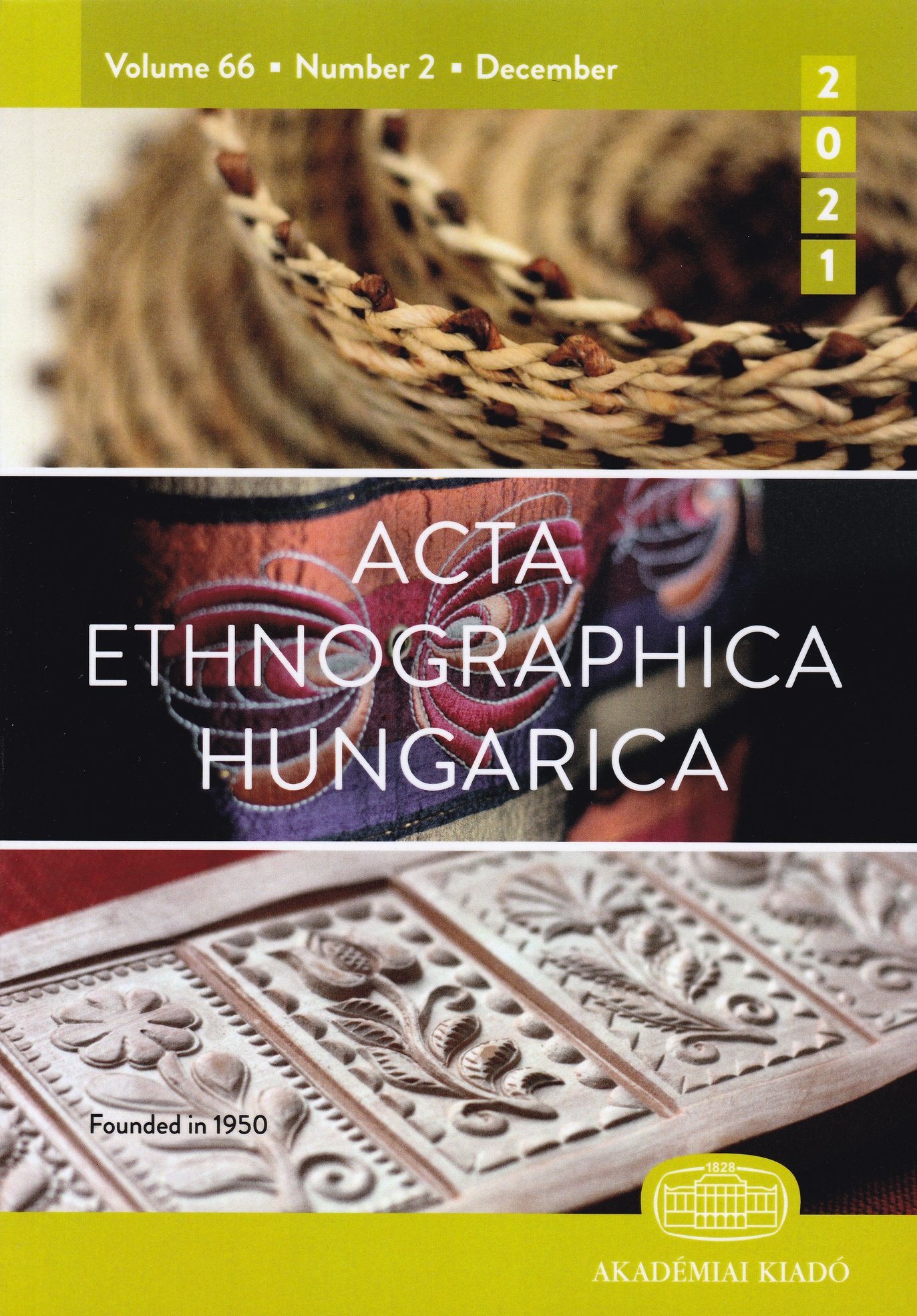 Acta Ethnographica Hungarica 2021/66. évf. 2. sz. (Rippl-Rónai Múzeum CC BY-NC-ND)