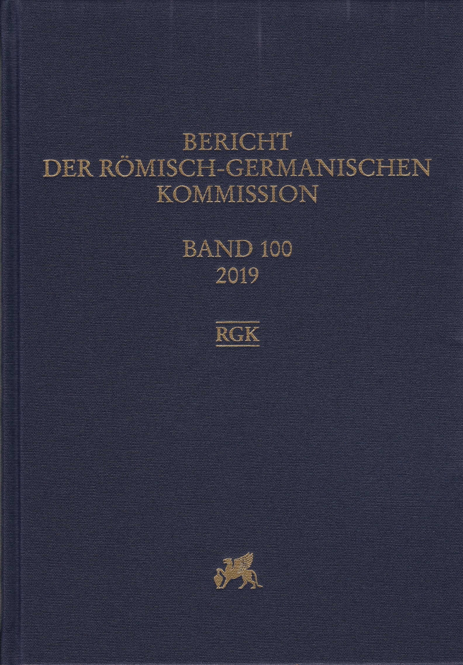 Bericht der Römisch-Germanischen Kommission 2019/100. kötet (Rippl-Rónai Múzeum CC BY-NC-ND)