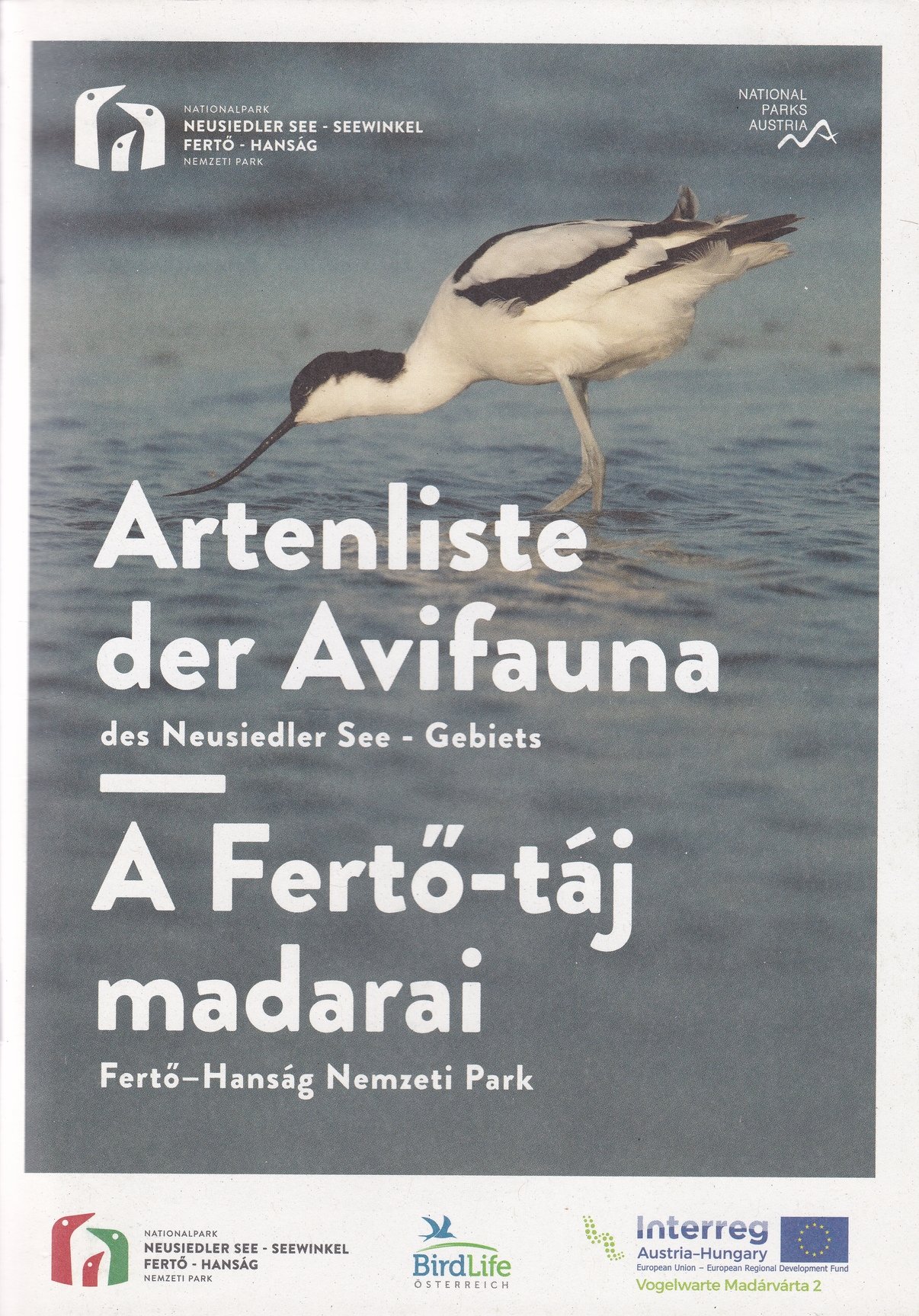 Artenliste der Avifauna des Neusiedler See-Gebiets. A Fertő-tó madarai. Fertő-Hansági Nemzeti Park (Rippl-Rónai Múzeum CC BY-NC-ND)