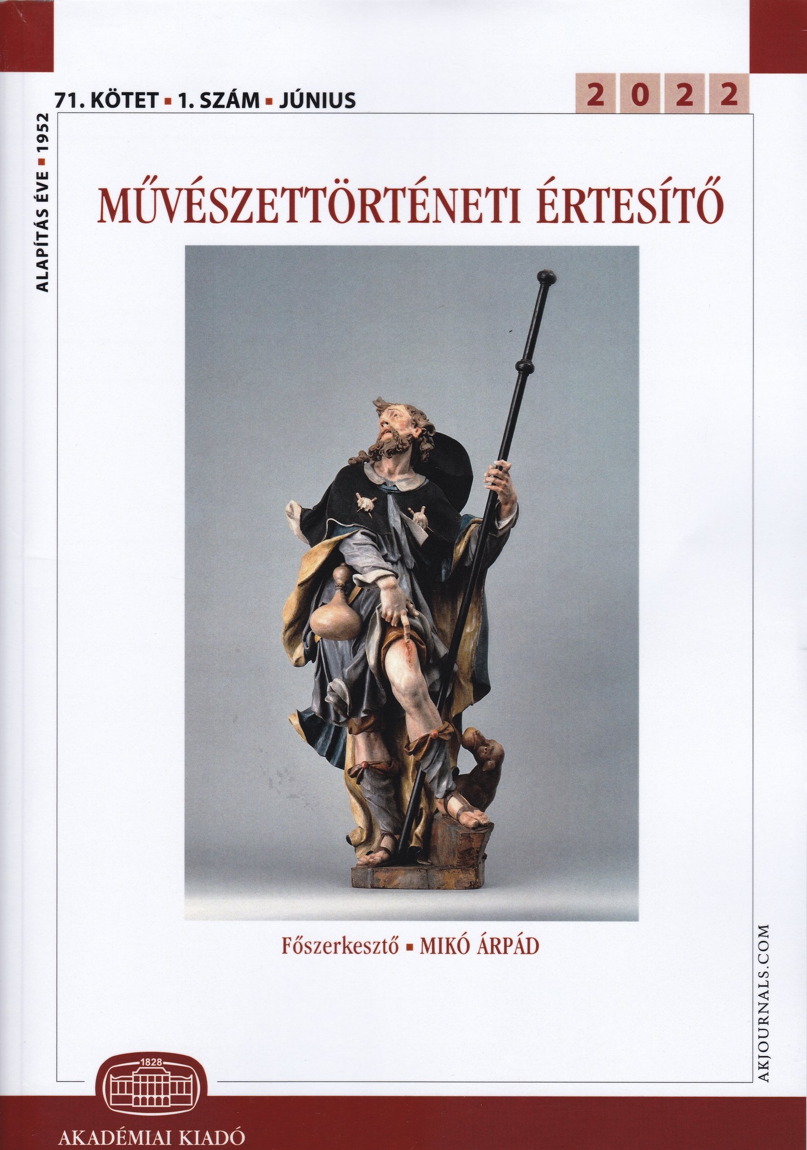 Művészettörténeti Értesítő 2022/71. kötet 1. sz. (Rippl-Rónai Múzeum CC BY-NC-ND)