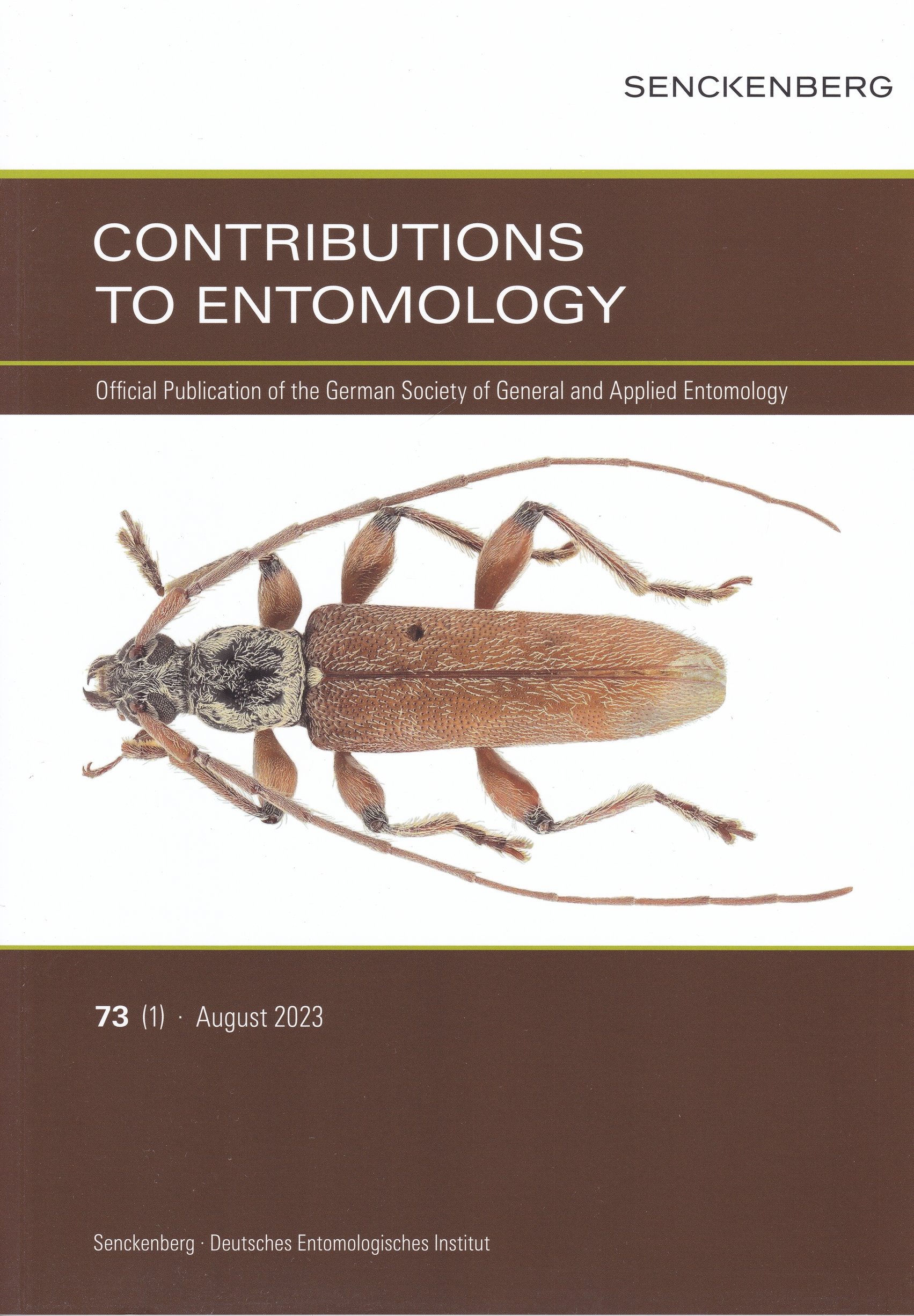 Beiträge zur Entomologie. Contributions to Entomology 2023/73. évf. 1. sz. (Rippl-Rónai Múzeum CC BY-NC-ND)