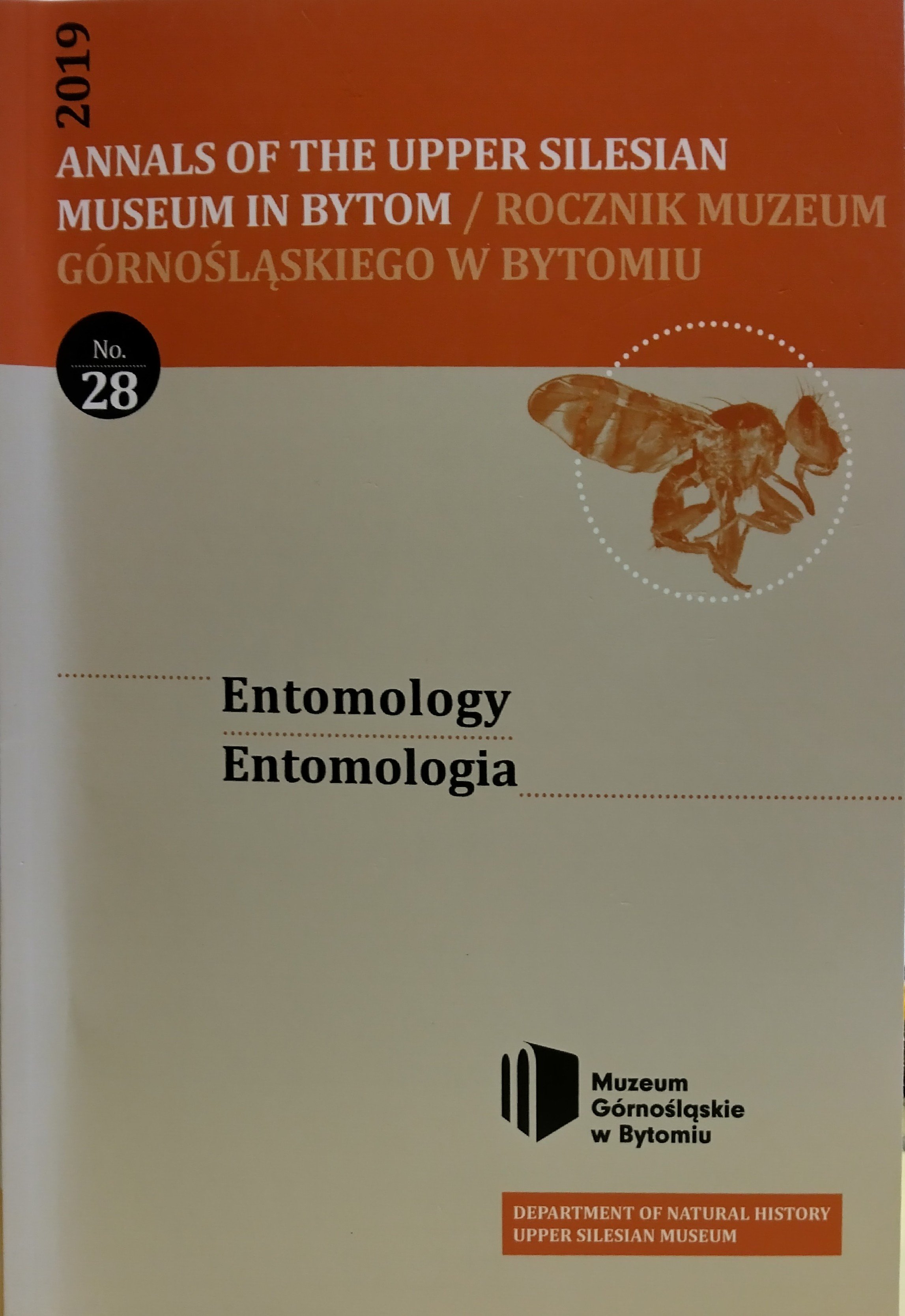 Entomologia - Rocznik Muzeum Górnośląskiego w Bytomiu 2019/28. (Rippl-Rónai Múzeum CC BY-NC-ND)
