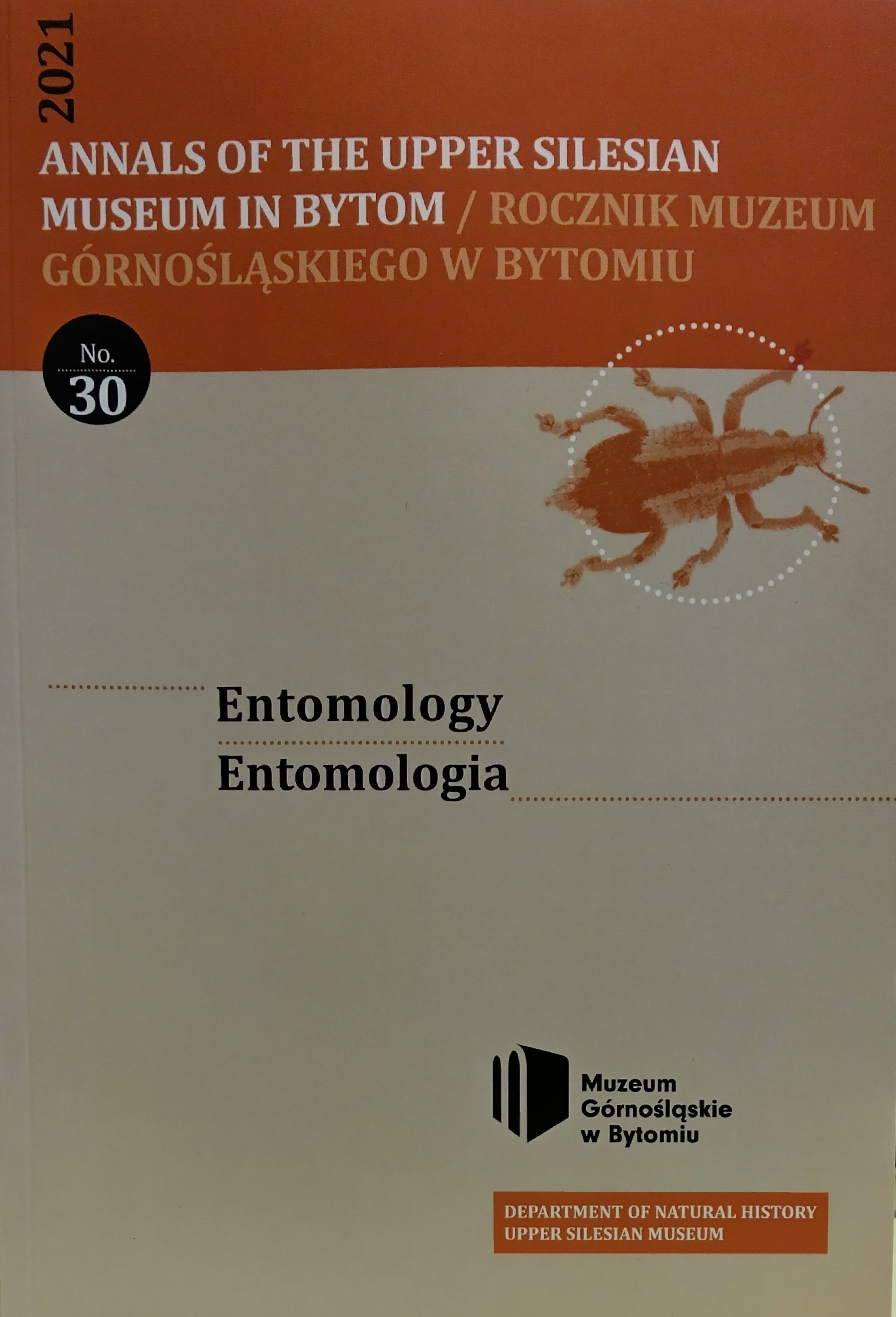 Entomologia - Rocznik Muzeum Górnośląskiego w Bytomiu 2021/30. (Rippl-Rónai Múzeum CC BY-NC-ND)