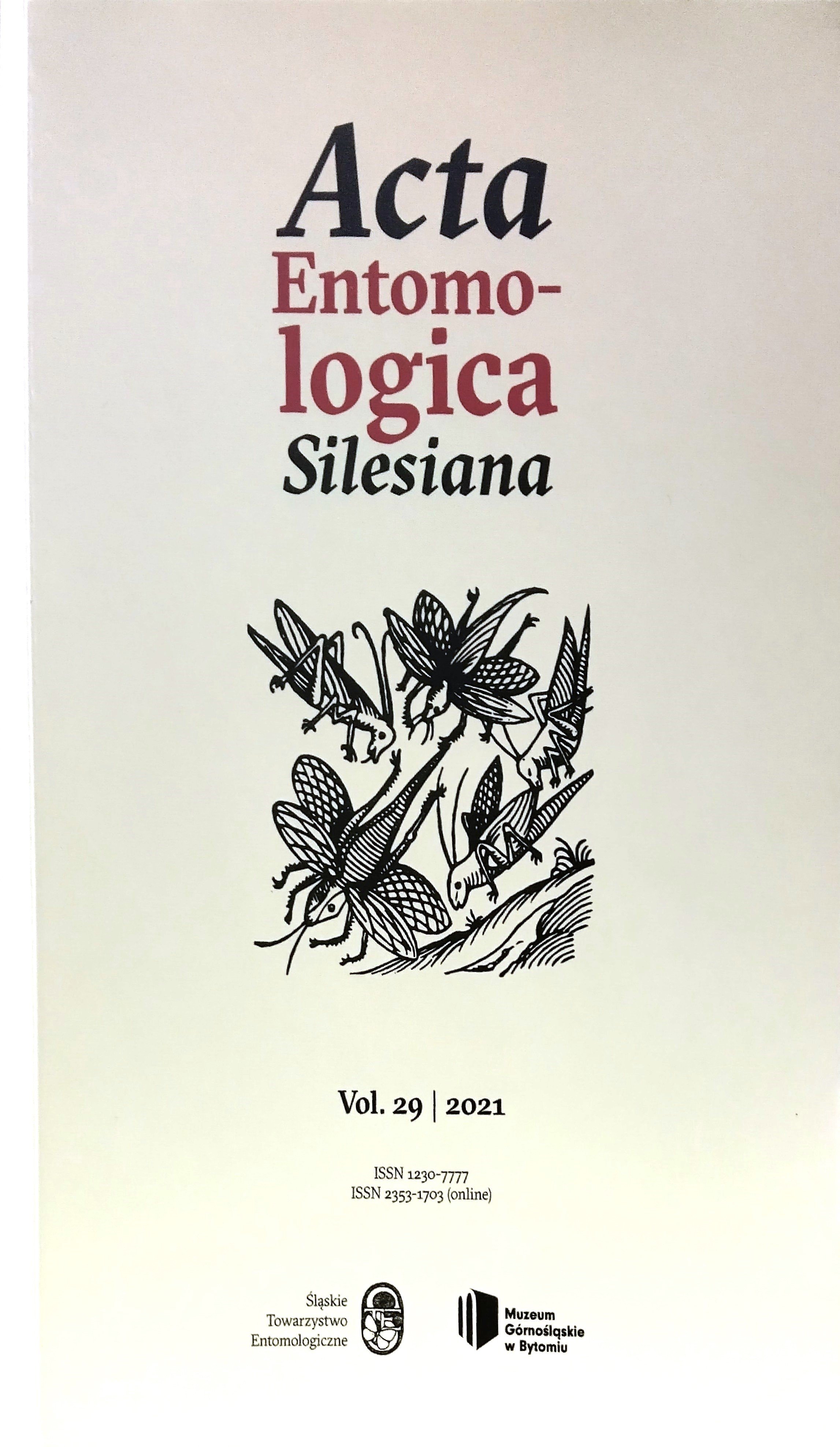 Acta Entomologica Silesiana 2021/29. (Rippl-Rónai Múzeum CC BY-NC-ND)