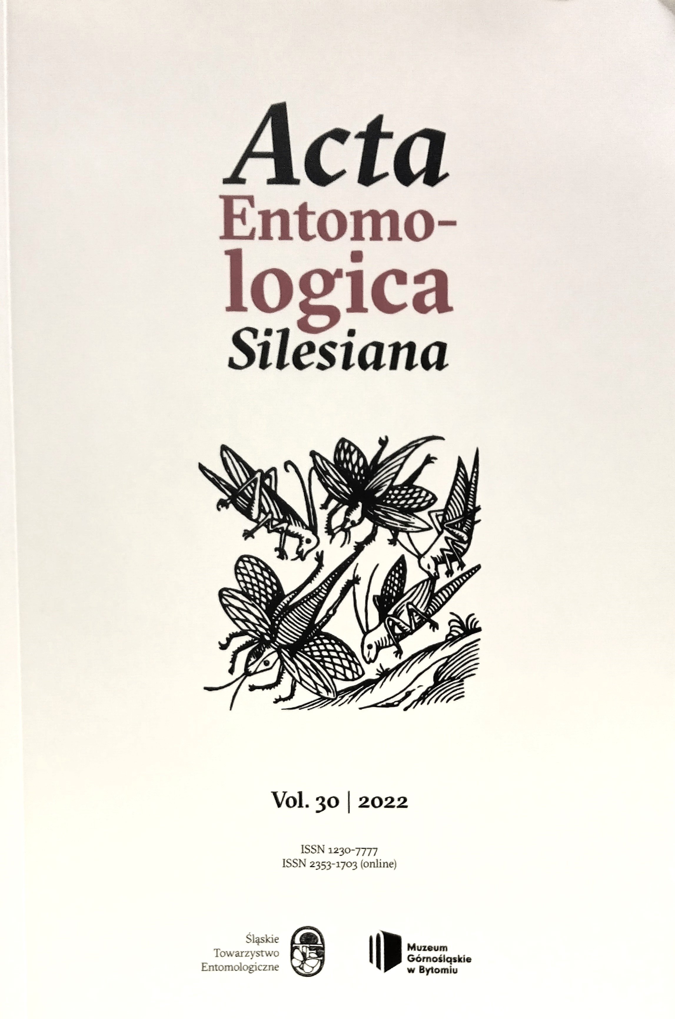Acta Entomologica Silesiana 2022/30. (Rippl-Rónai Múzeum CC BY-NC-ND)