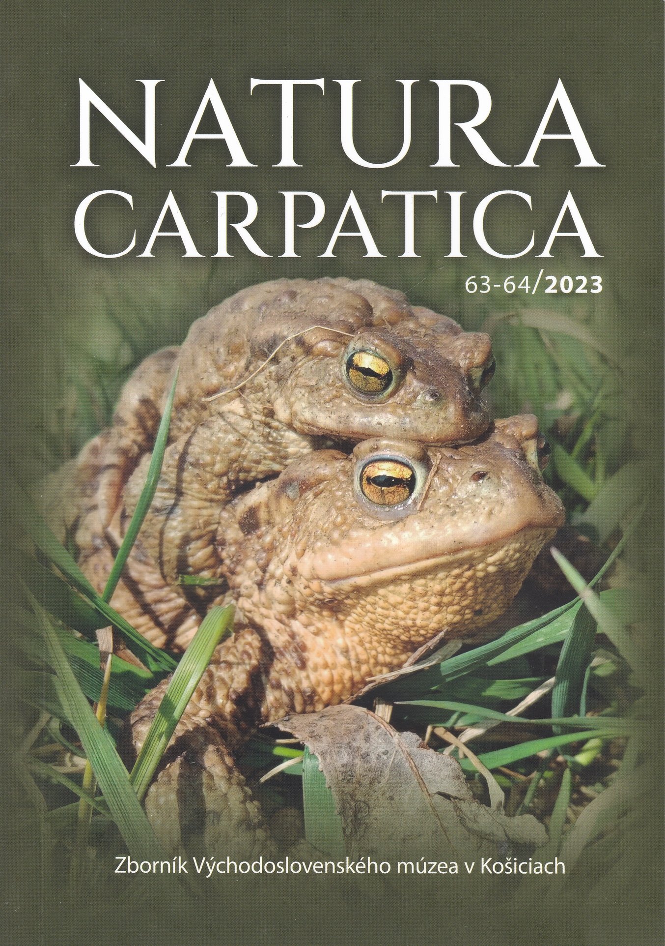 Natura Carpatica 2023/63-64. (Rippl-Rónai Múzeum CC BY-NC-ND)