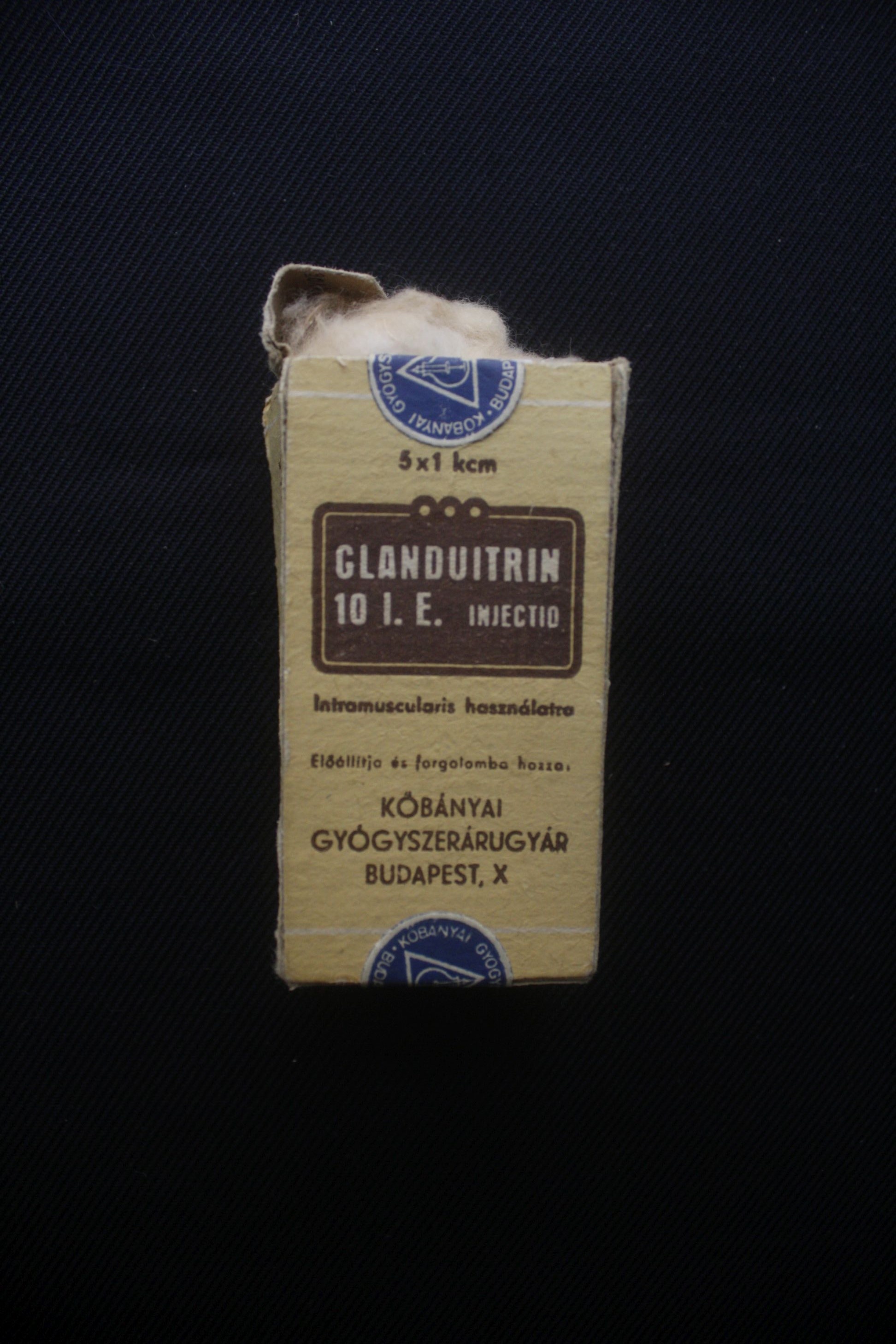 Gyógyszeres doboz (injekciós) (Nagyatádi Kulturális és Sport Központ – Városi Múzeum CC BY-NC-SA)