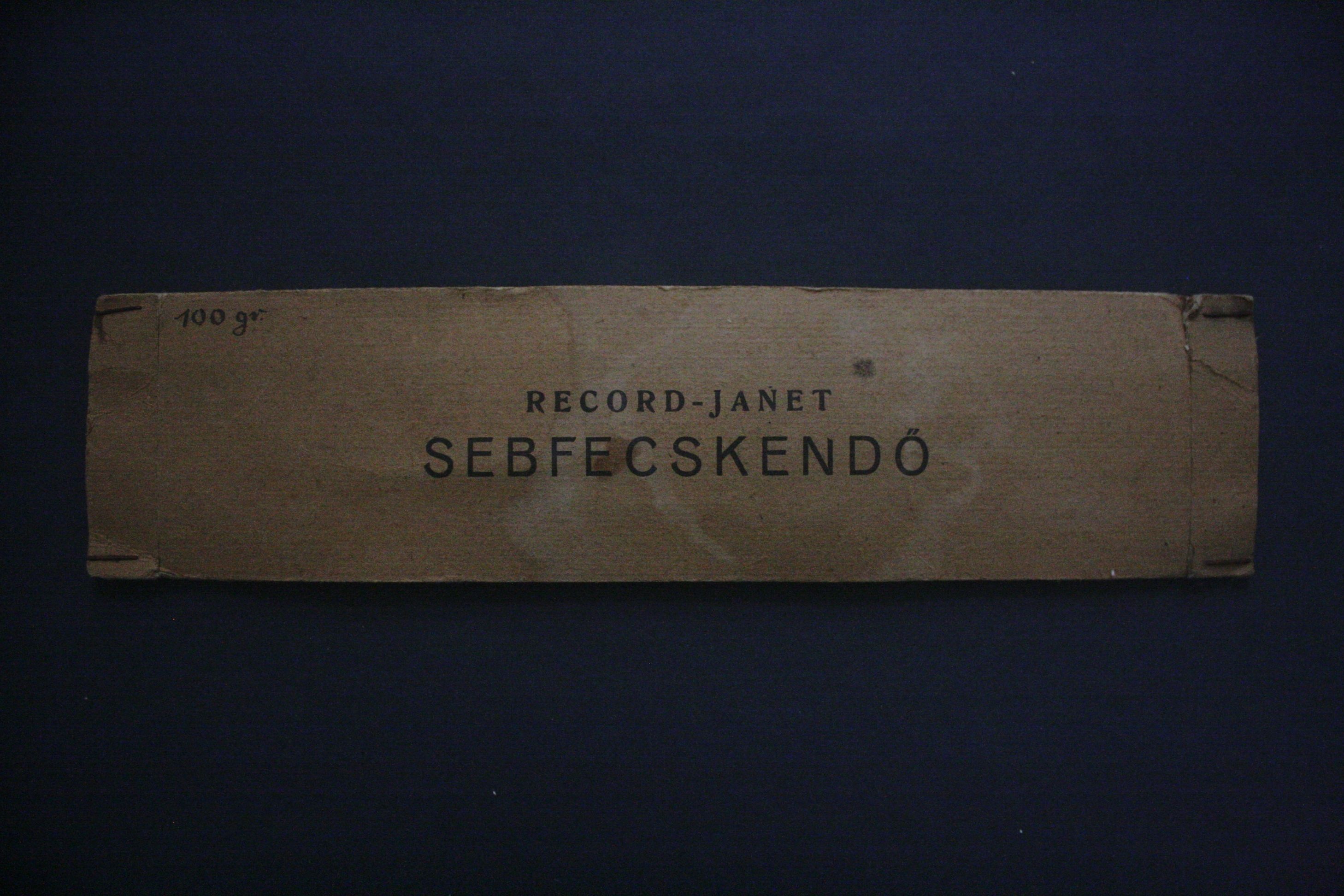 Sebfecskendő doboza (Nagyatádi Kulturális és Sport Központ – Városi Múzeum CC BY-NC-SA)