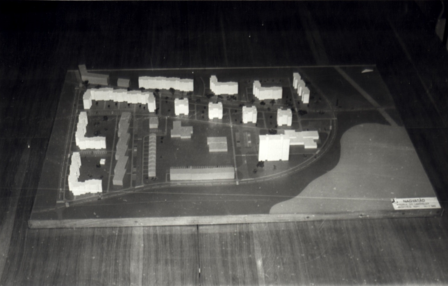 Nagyatádi fejlesztési terv makettje (Nagyatádi Kulturális és Sport Központ – Városi Múzeum CC BY-NC-SA)