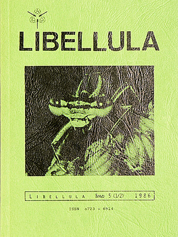 Libellula 1986/5. kötet 1-2. szám (Rippl-Rónai Múzeum RR-F)