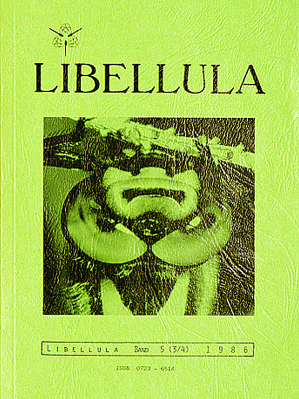 Libellula 1986/5. kötet 3-4. szám (Rippl-Rónai Múzeum RR-F)