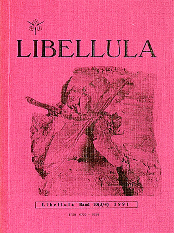 Libellula 1991/10. kötet 3-4. szám (Rippl-Rónai Múzeum RR-F)