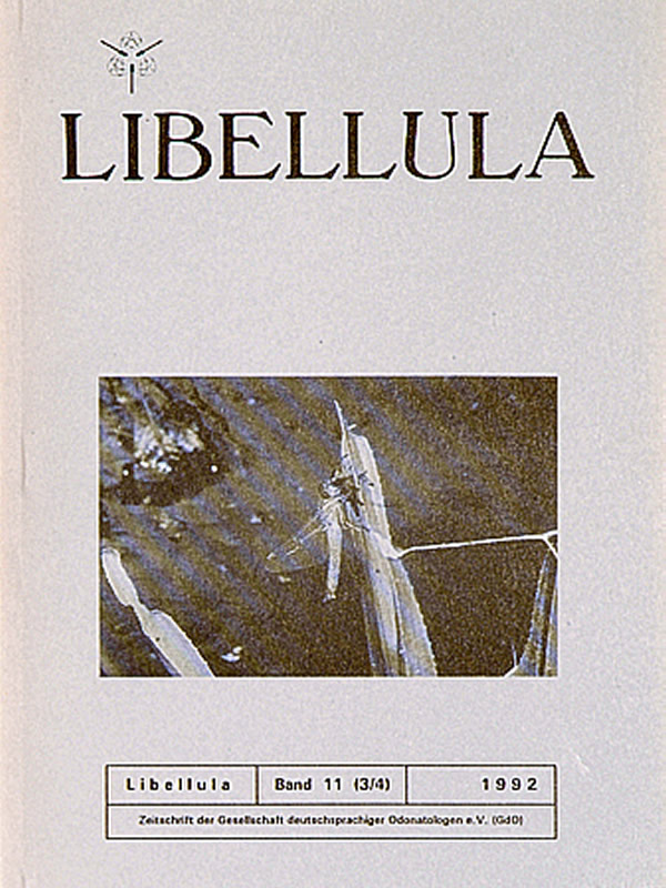 Libellula 1992/11. kötet 3-4. szám (Rippl-Rónai Múzeum RR-F)