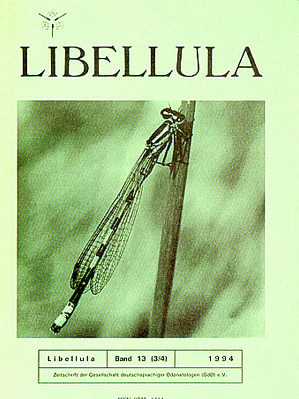 Libellula 1994/13. kötet 3-4. szám (Rippl-Rónai Múzeum RR-F)