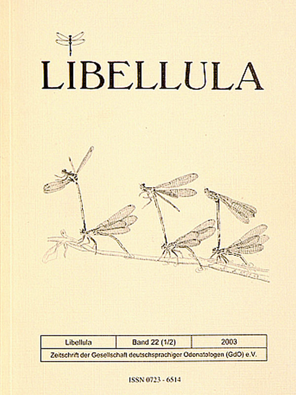 Libellula 2003/22. kötet 1-2. szám (Rippl-Rónai Múzeum RR-F)