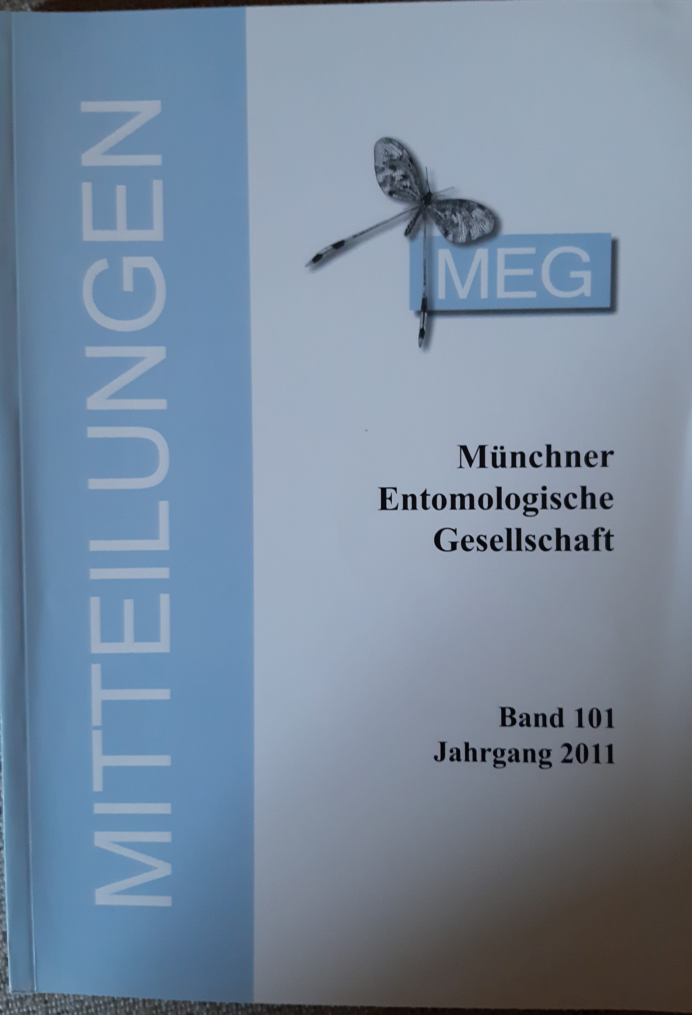 Mitteilungen der Münchner Entomologischen Gesellschaft 2011/101. kötet (Rippl-Rónai Múzeum RR-F)