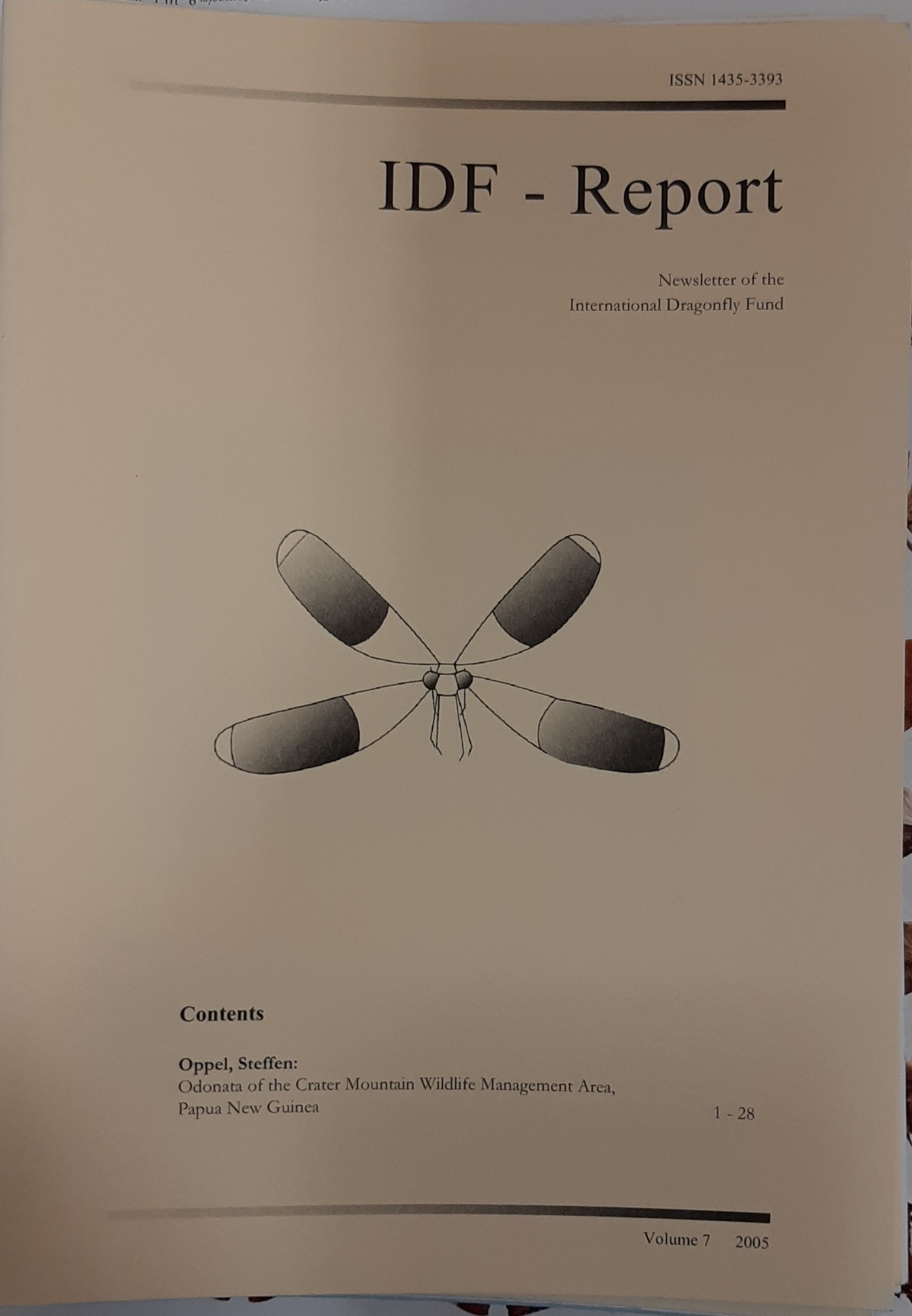 IDF - Report 2005/7. évf. Newsletter of the International Dragonfly Fund (Rippl-Rónai Múzeum RR-F)