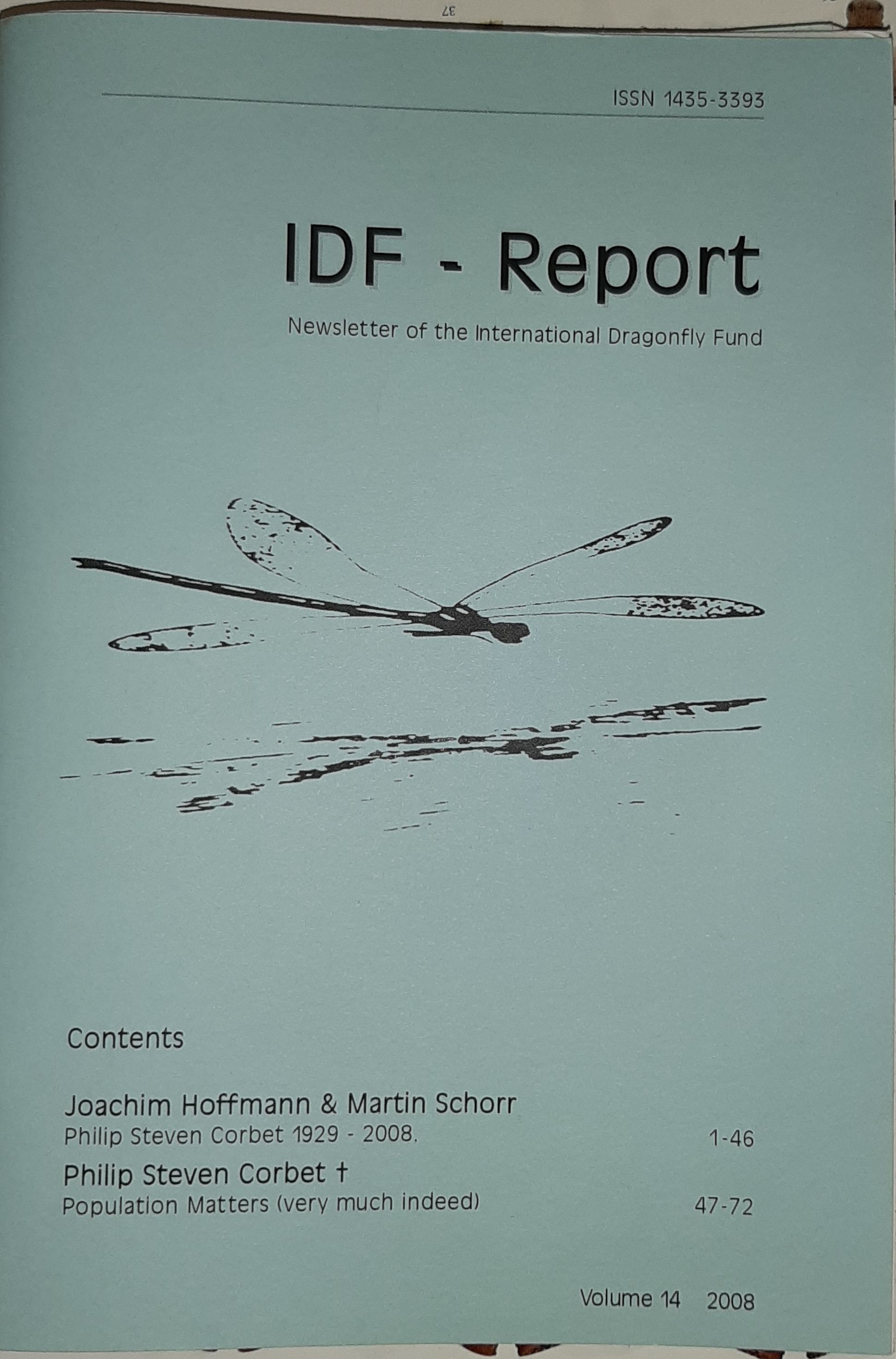 IDF - Report 2008/14. évf. Newsletter of the International Dragonfly Fund (Rippl-Rónai Múzeum RR-F)