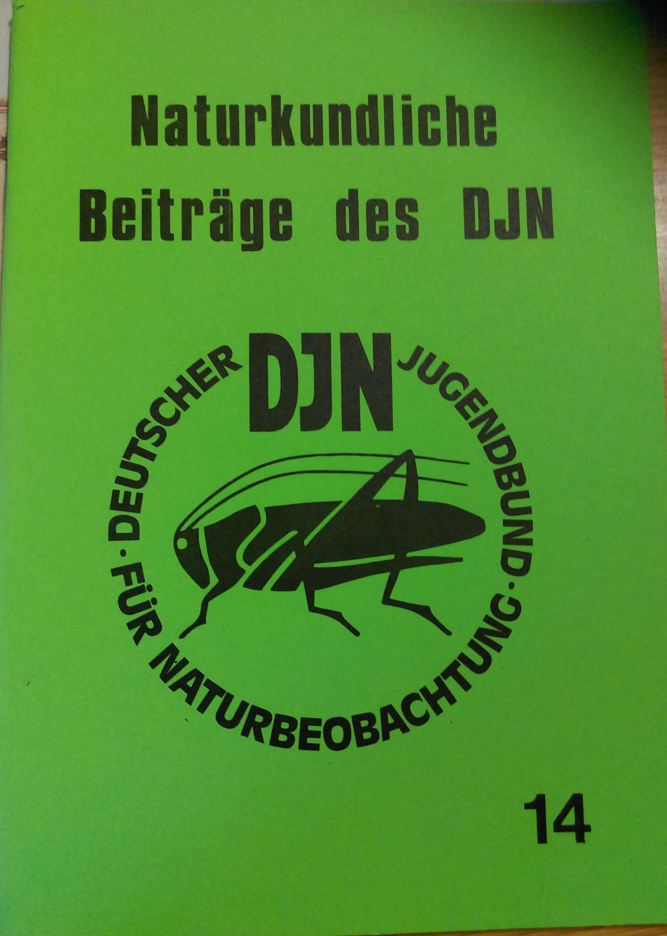 Naturkundlichen Beiträge des DJN 1985/14. füzet (Rippl-Rónai Múzeum RR-F)