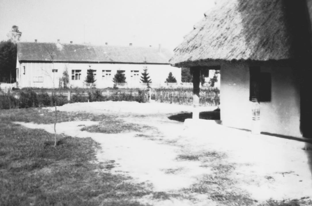 A Godvicai istálló alapjának a helye a kisbajomi telken. DK-i nézet (Rippl-Rónai Múzeum RR-F)