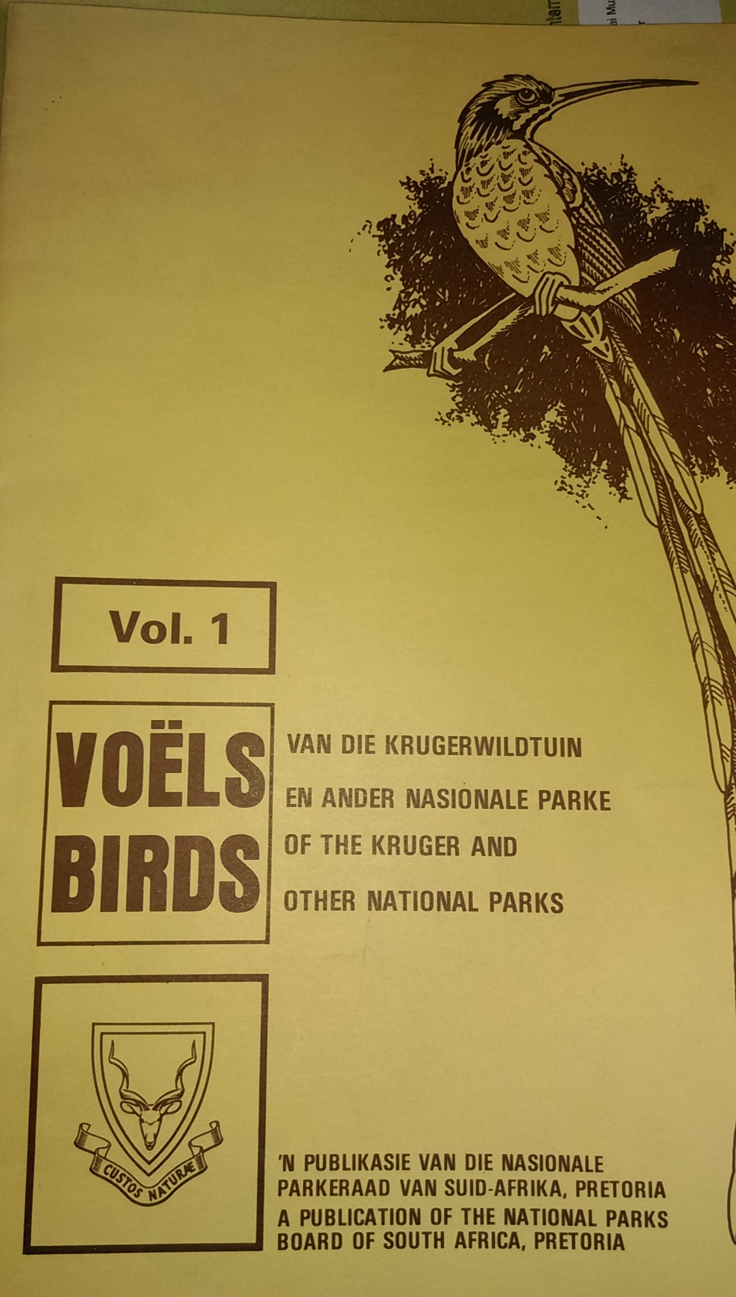 Birds of the Kruger and other National Parks 1974/1. kötet (Rippl-Rónai Múzeum RR-F)