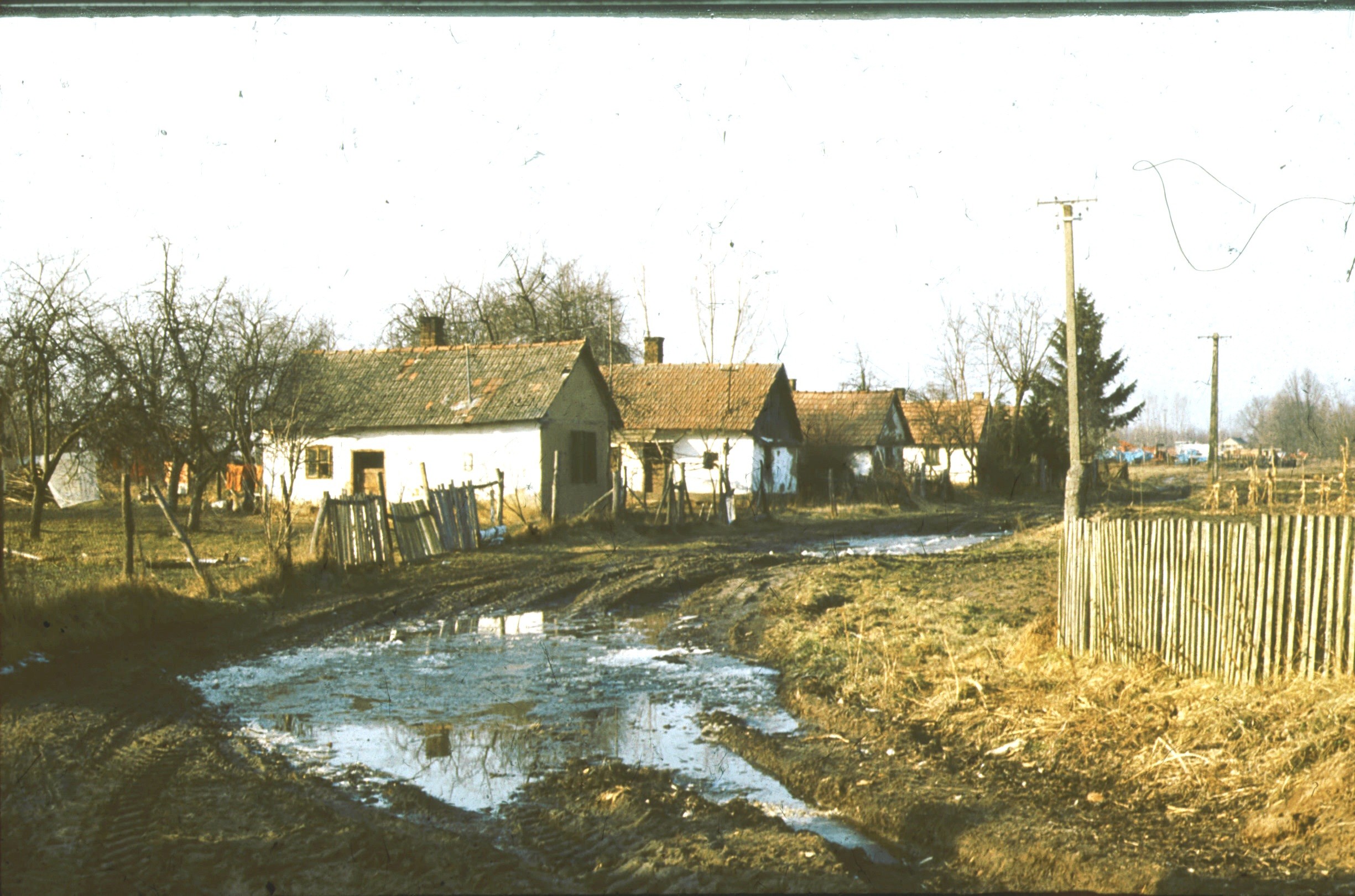 Hunyadi utca látképe DK-ről (Rippl-Rónai Múzeum RR-F)