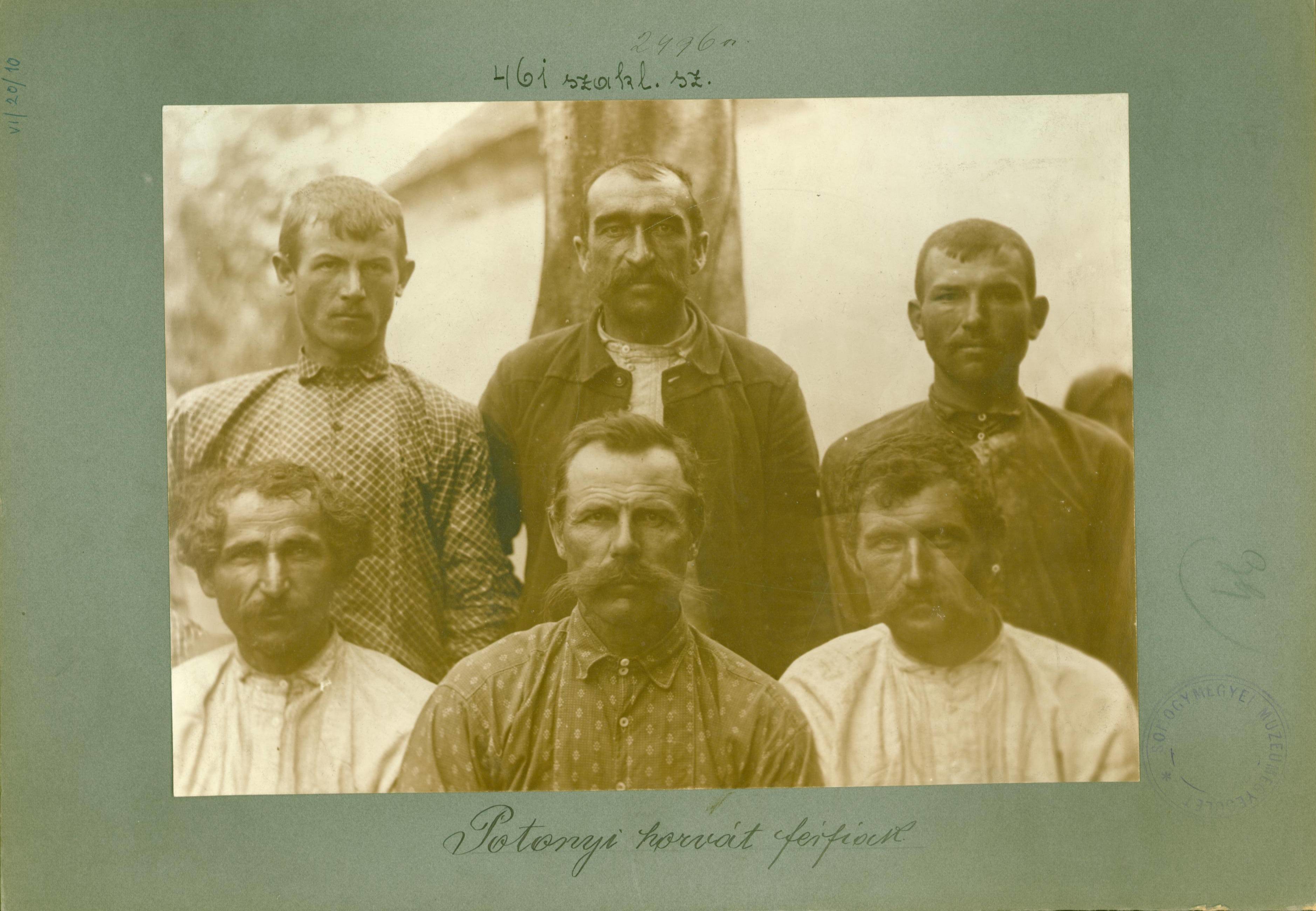 Potonyi horvát férfiak (Rippl-Rónai Múzeum RR-F)