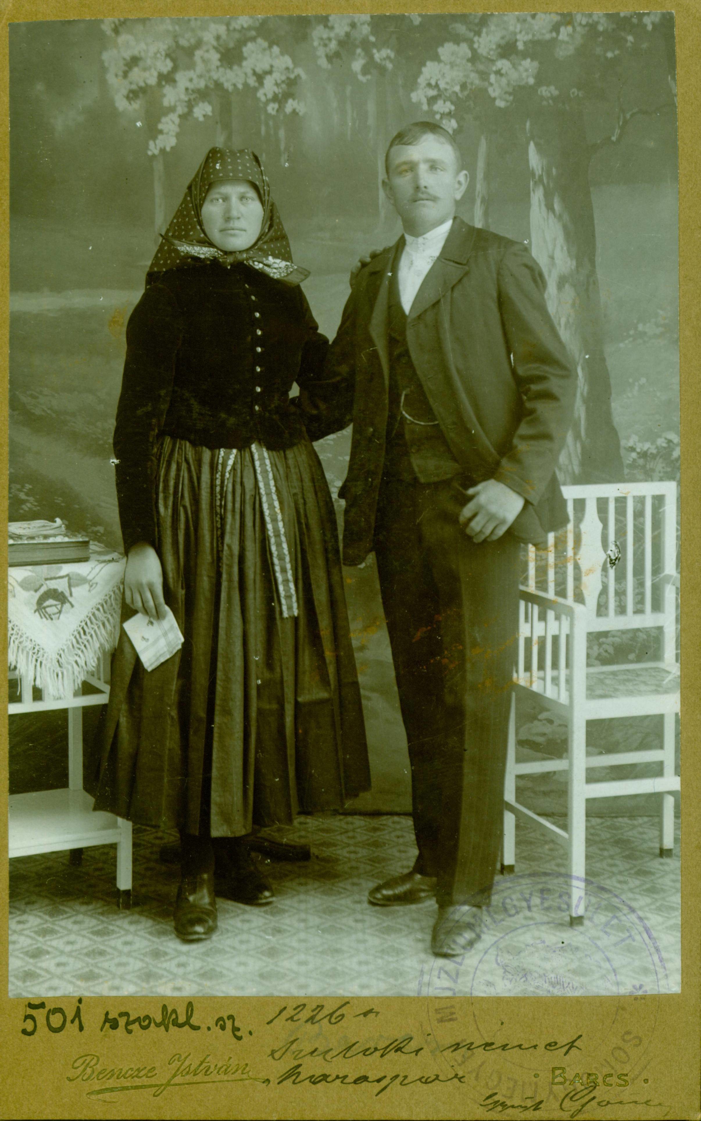 Szuloki német házaspár (Rippl-Rónai Múzeum RR-F)