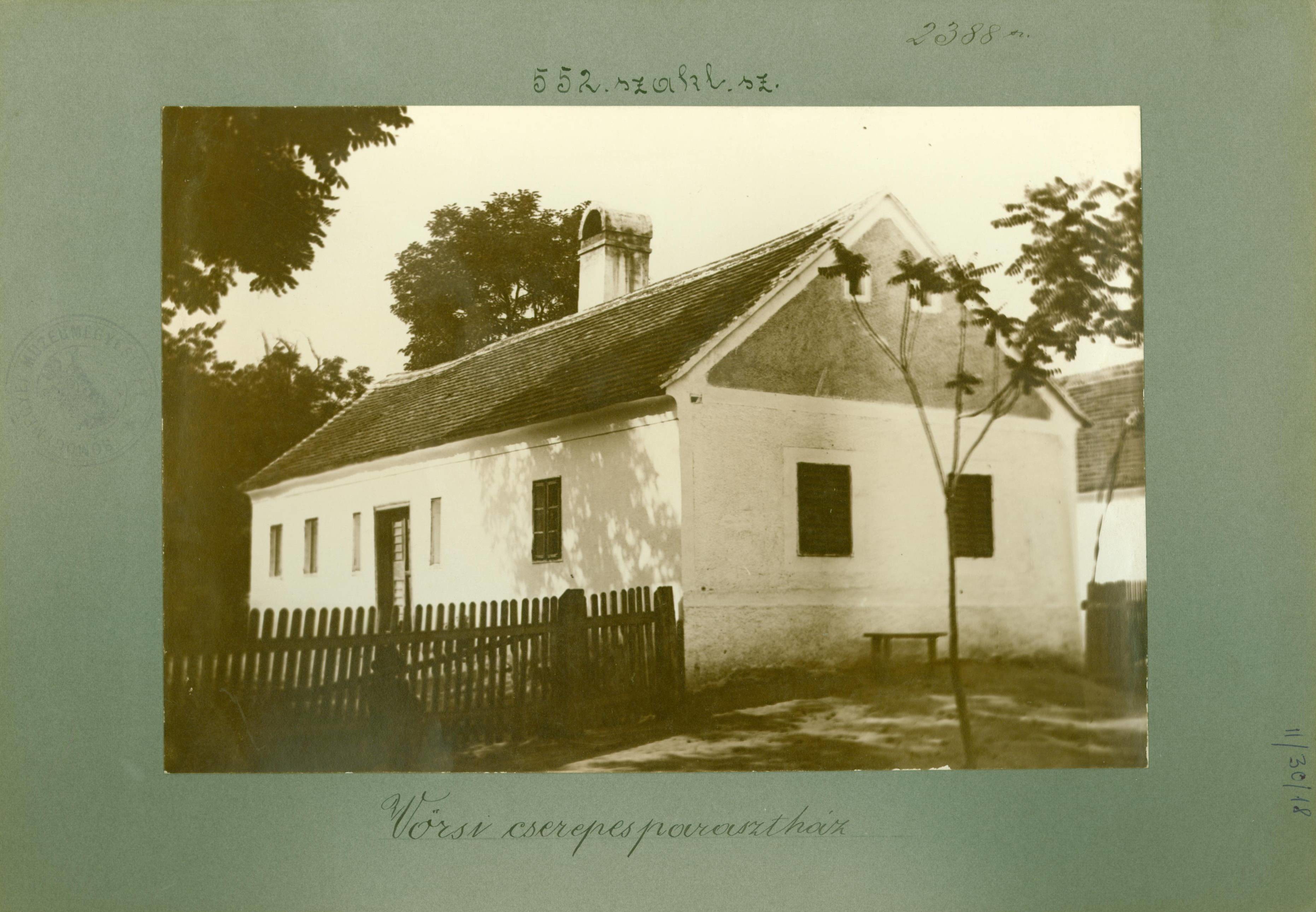 Vörsi cserepes parasztház (Rippl-Rónai Múzeum RR-F)