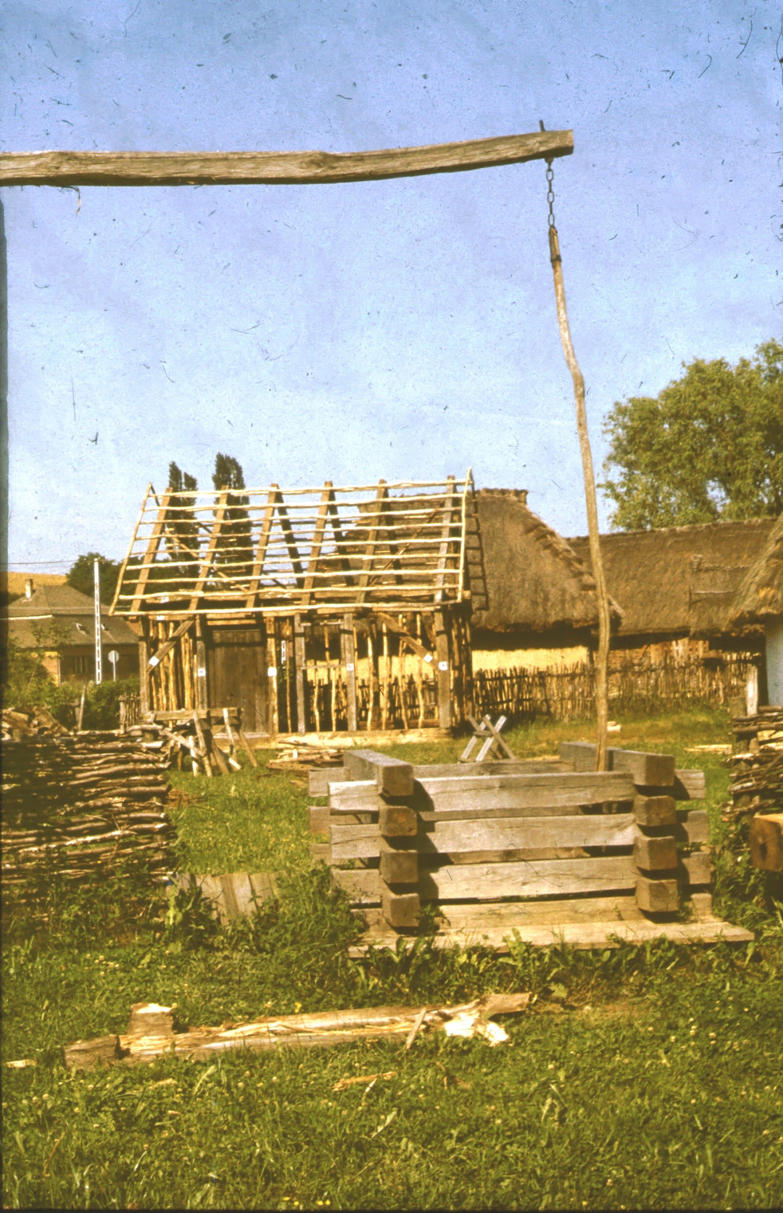 A bodvicai istálló látképe D-ről (Rippl-Rónai Múzeum RR-F)