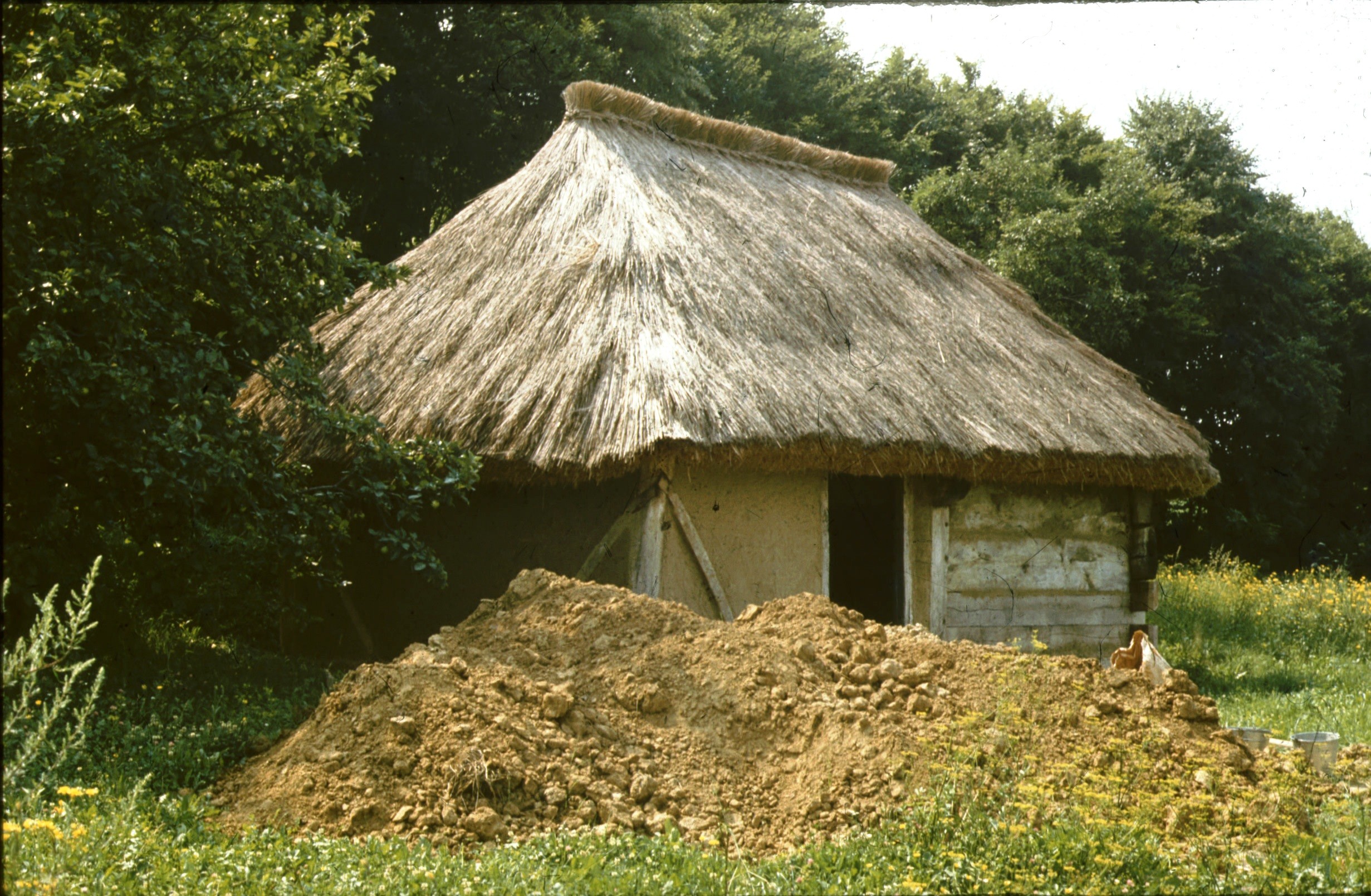 A zselickisfaludi présház ÉNy-i nézet (Rippl-Rónai Múzeum RR-F)