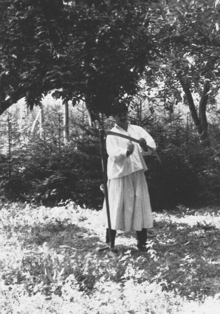 Berzencei férfi kaszálás közben (Rippl-Rónai Múzeum RR-F)